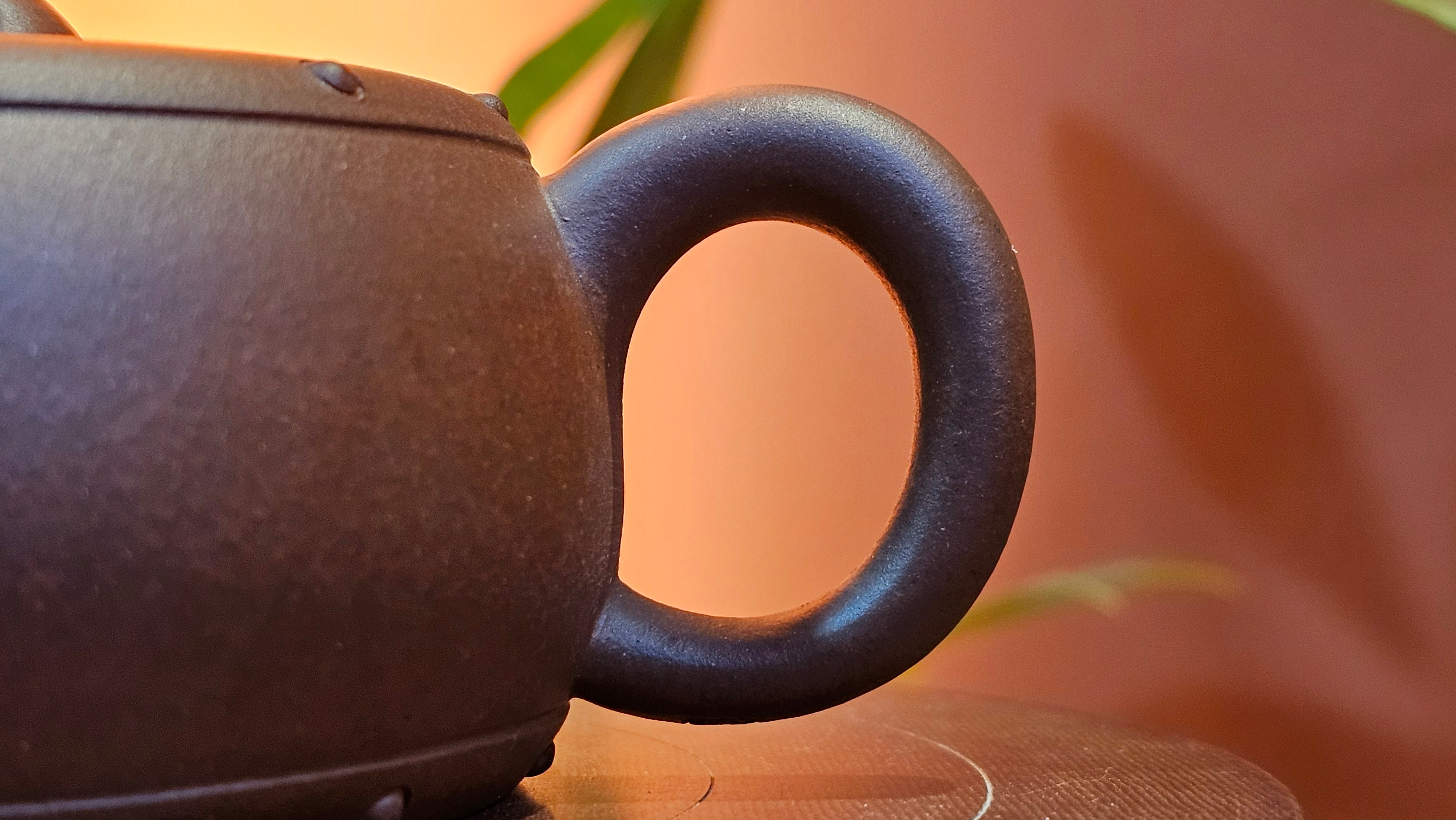 Ru Yi Gu 如意鼓, 206.8ml, Di Cao Qing Zi Ni 底槽青紫泥, by our Craftsman Li Qiu Lin 李秋林 ~ Congratulations to Mr A.D.P., 0111hrs 29th May 2025, Leuven, Belgium 🇧🇪.