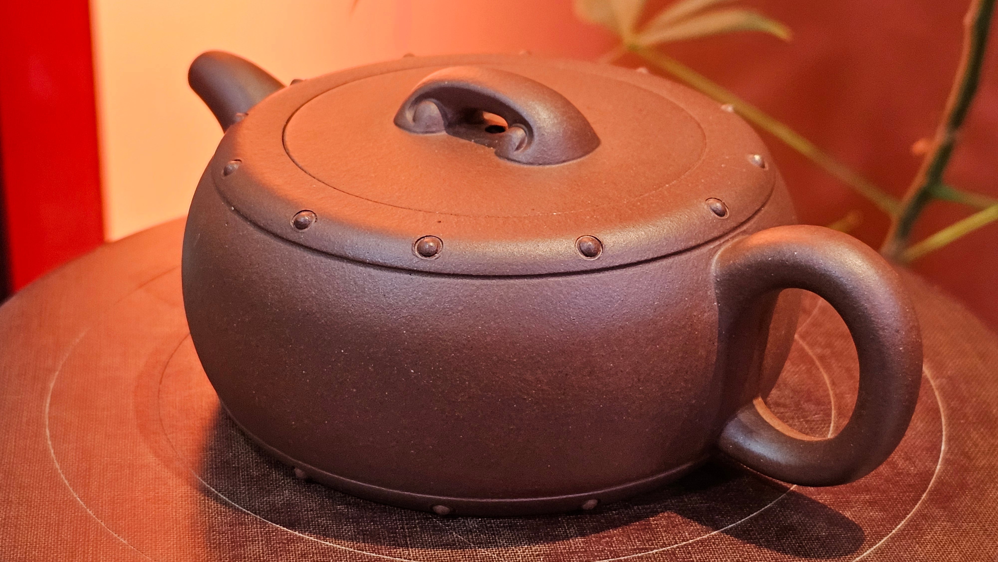 Ru Yi Gu 如意鼓, 206.8ml, Di Cao Qing Zi Ni 底槽青紫泥, by our Craftsman Li Qiu Lin 李秋林 ~ Congratulations to Mr A.D.P., 0111hrs 29th May 2025, Leuven, Belgium 🇧🇪.