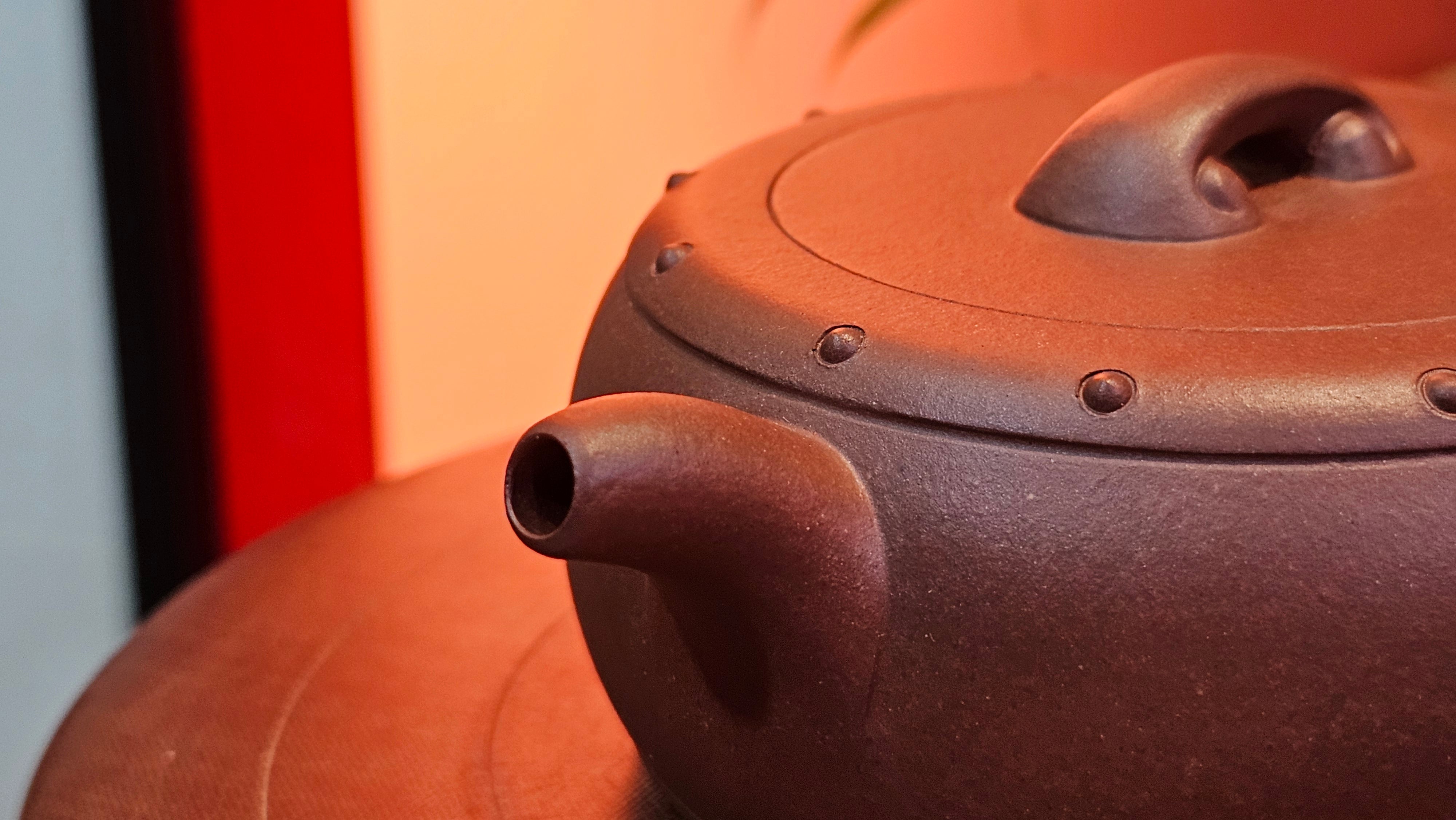 Ru Yi Gu 如意鼓, 206.8ml, Di Cao Qing Zi Ni 底槽青紫泥, by our Craftsman Li Qiu Lin 李秋林 ~ Congratulations to Mr A.D.P., 0111hrs 29th May 2025, Leuven, Belgium 🇧🇪.