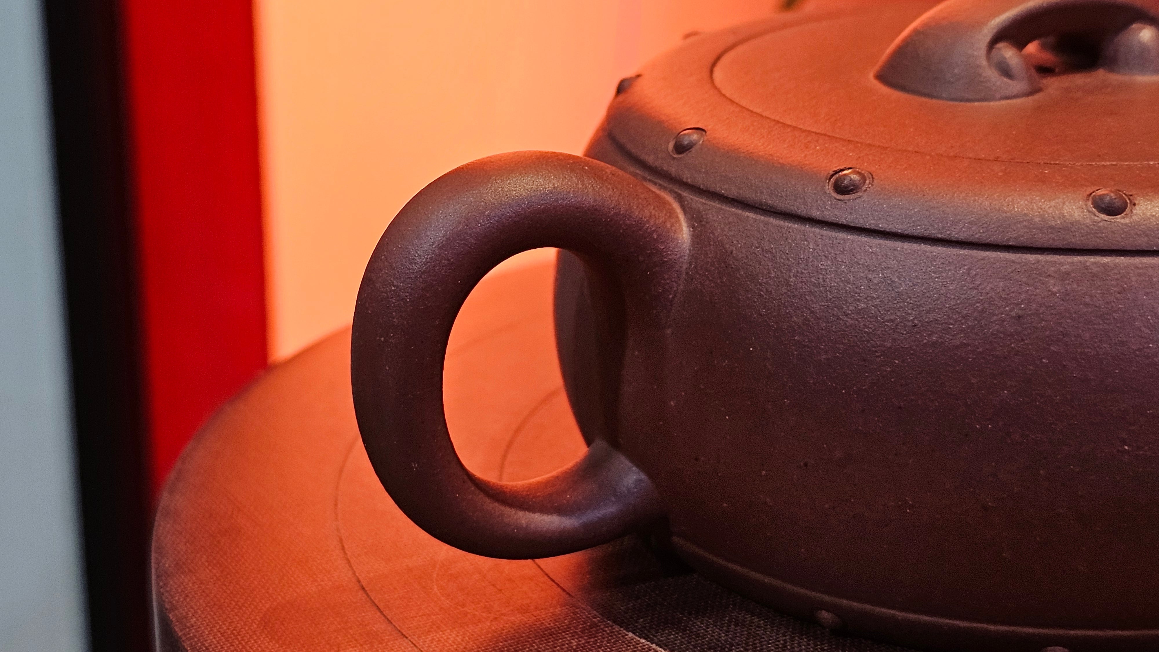 Ru Yi Gu 如意鼓, 206.8ml, Di Cao Qing Zi Ni 底槽青紫泥, by our Craftsman Li Qiu Lin 李秋林 ~ Congratulations to Mr A.D.P., 0111hrs 29th May 2025, Leuven, Belgium 🇧🇪.