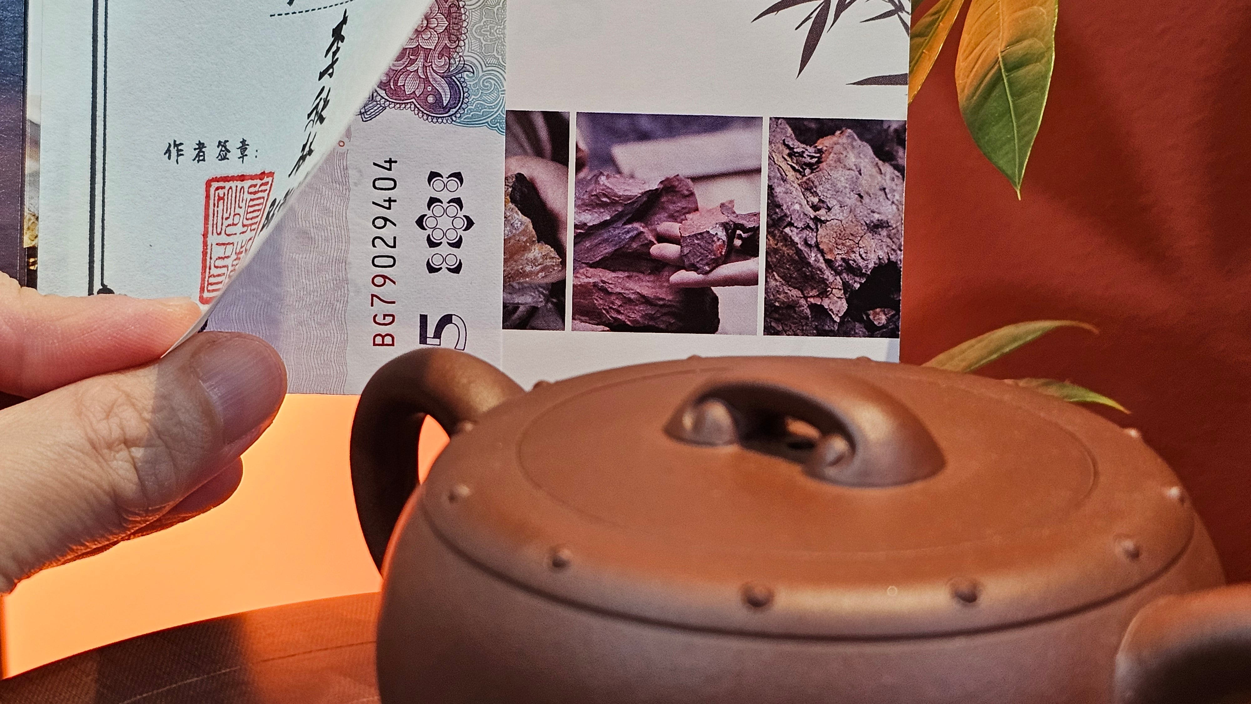 Ru Yi Gu 如意鼓, 206.8ml, Di Cao Qing Zi Ni 底槽青紫泥, by our Craftsman Li Qiu Lin 李秋林 ~ Congratulations to Mr A.D.P., 0111hrs 29th May 2025, Leuven, Belgium 🇧🇪.