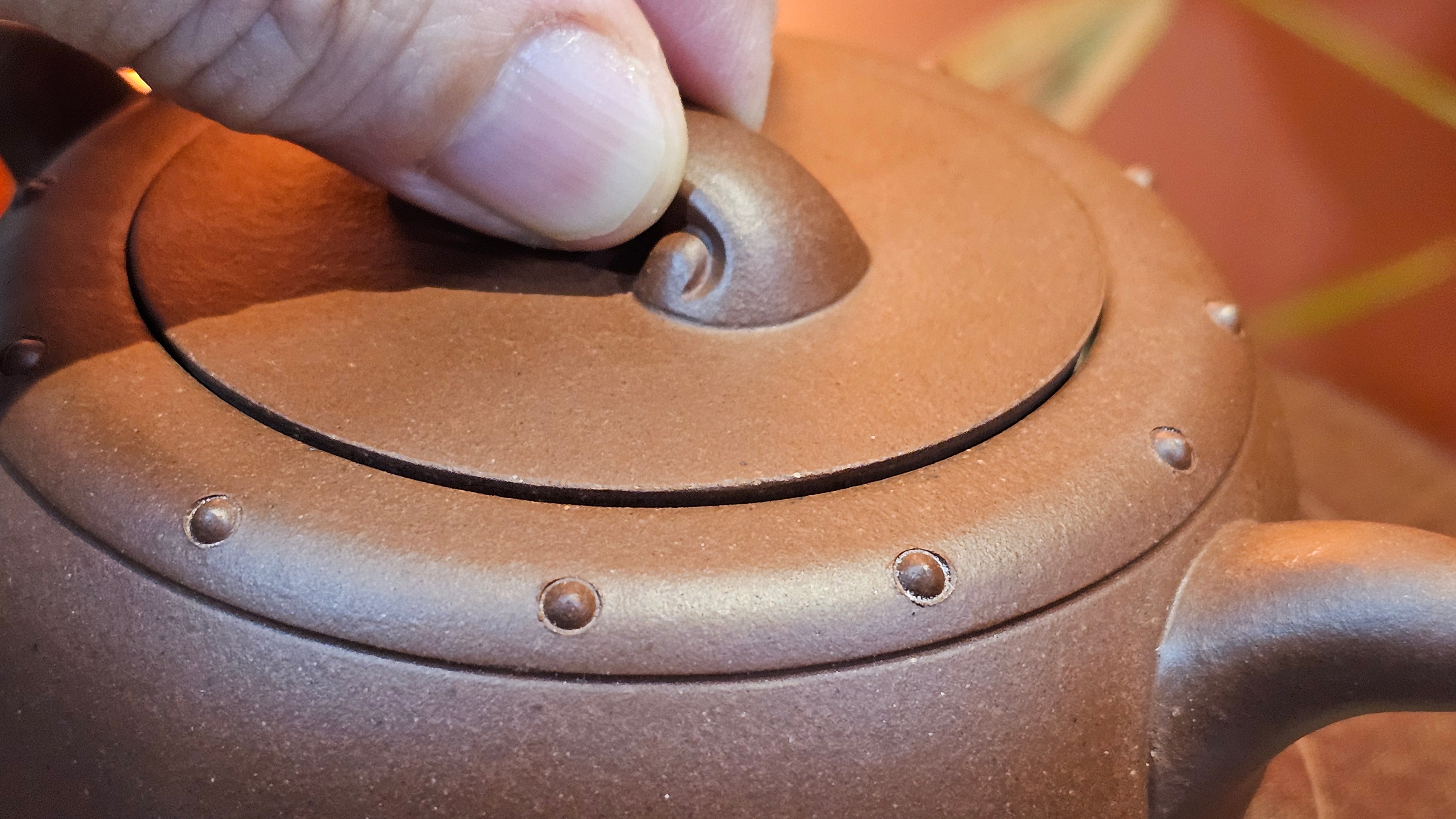 Ru Yi Gu 如意鼓, 206.8ml, Di Cao Qing Zi Ni 底槽青紫泥, by our Craftsman Li Qiu Lin 李秋林 ~ Congratulations to Mr A.D.P., 0111hrs 29th May 2025, Leuven, Belgium 🇧🇪.