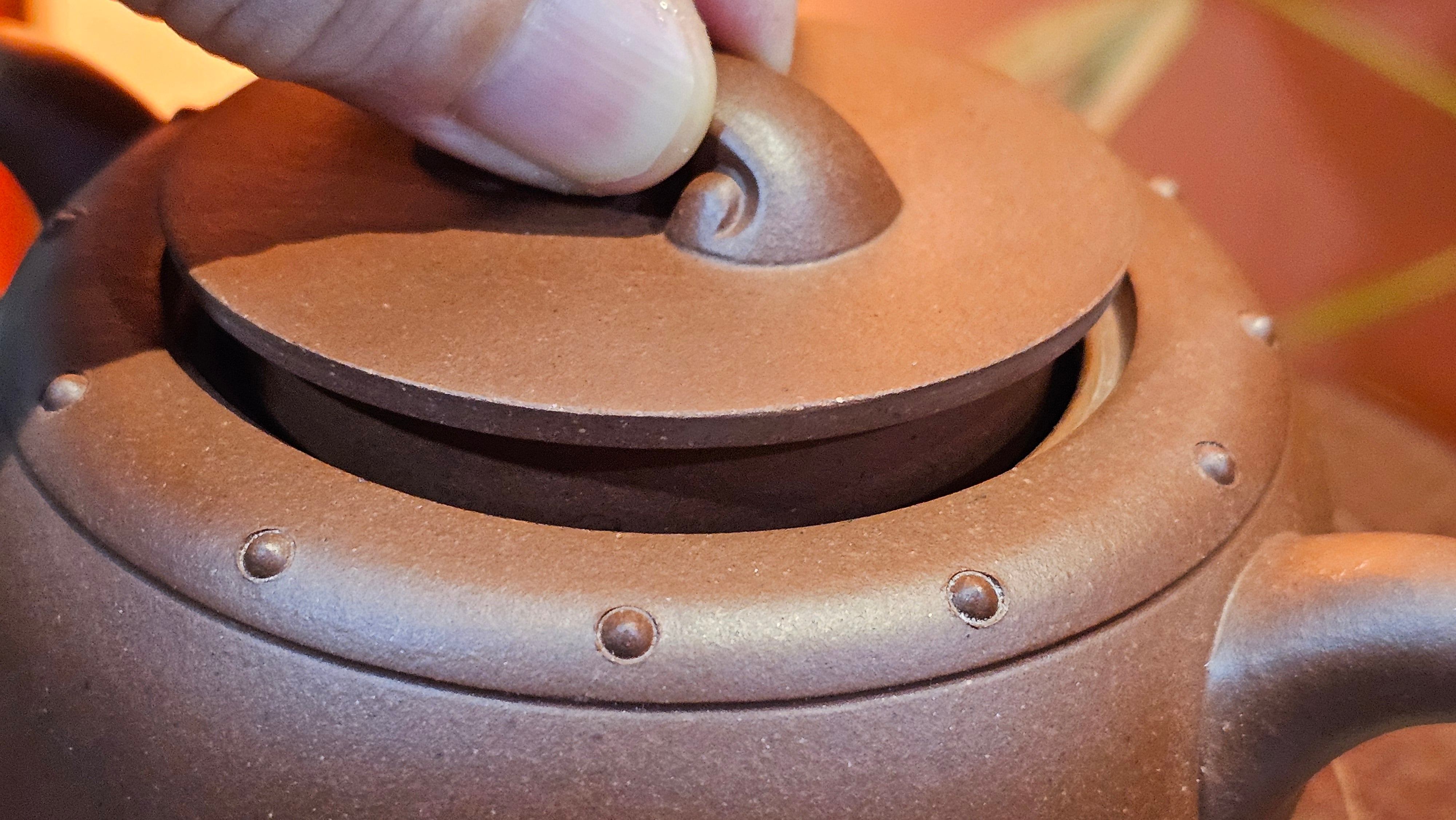 Ru Yi Gu 如意鼓, 206.8ml, Di Cao Qing Zi Ni 底槽青紫泥, by our Craftsman Li Qiu Lin 李秋林 ~ Congratulations to Mr A.D.P., 0111hrs 29th May 2025, Leuven, Belgium 🇧🇪.