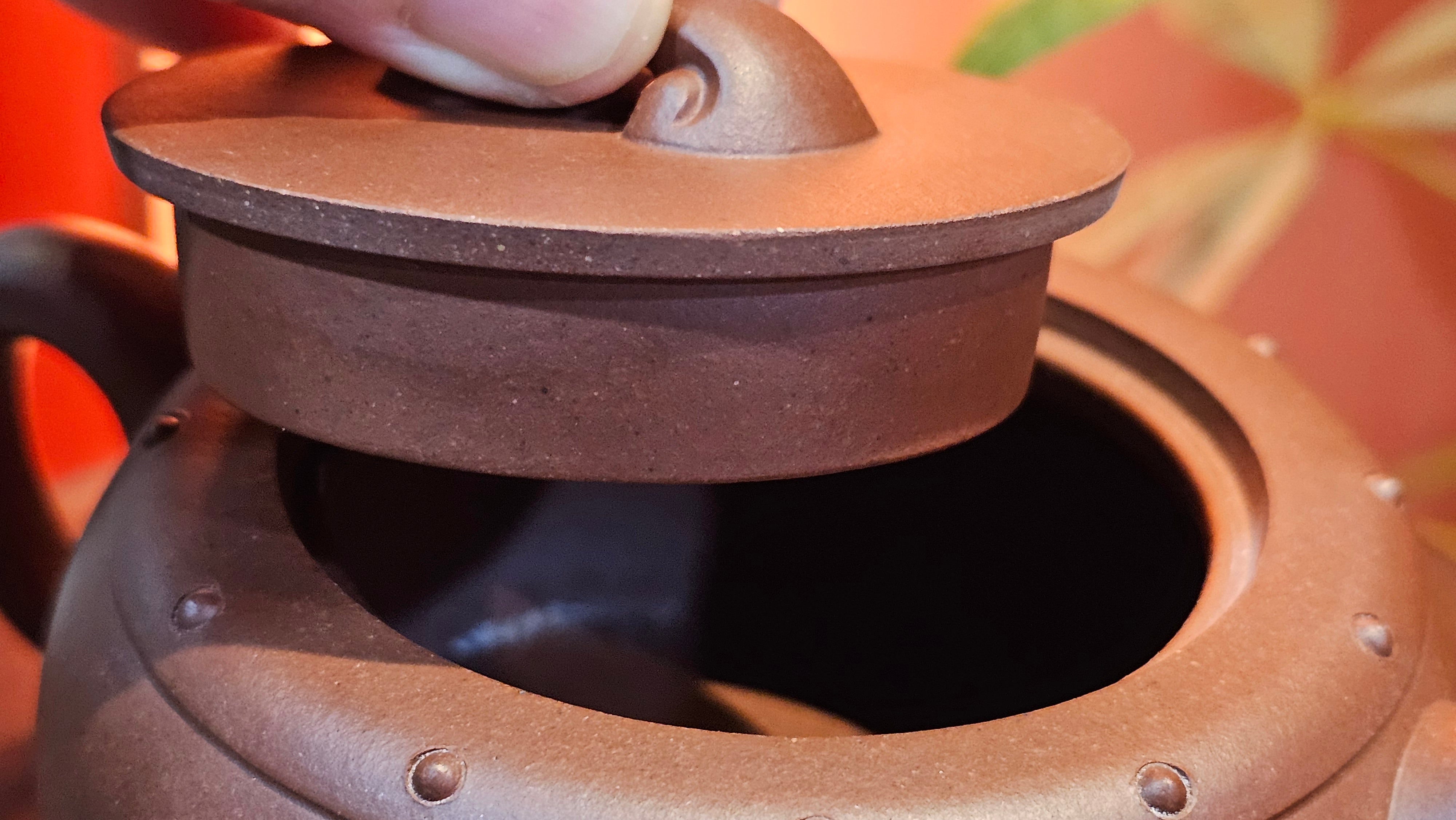 Ru Yi Gu 如意鼓, 206.8ml, Di Cao Qing Zi Ni 底槽青紫泥, by our Craftsman Li Qiu Lin 李秋林 ~ Congratulations to Mr A.D.P., 0111hrs 29th May 2025, Leuven, Belgium 🇧🇪.