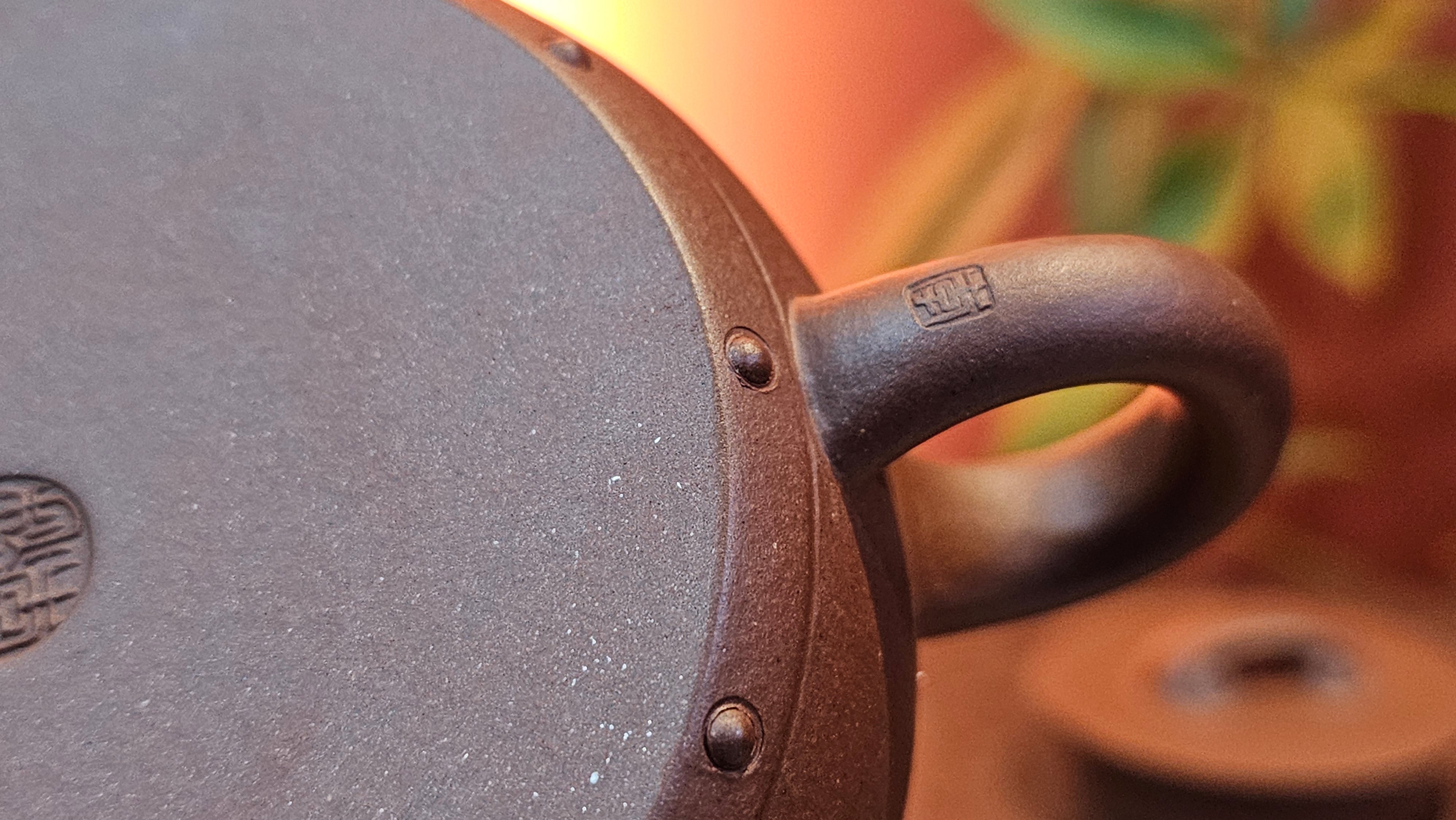 Ru Yi Gu 如意鼓, 206.8ml, Di Cao Qing Zi Ni 底槽青紫泥, by our Craftsman Li Qiu Lin 李秋林 ~ Congratulations to Mr A.D.P., 0111hrs 29th May 2025, Leuven, Belgium 🇧🇪.