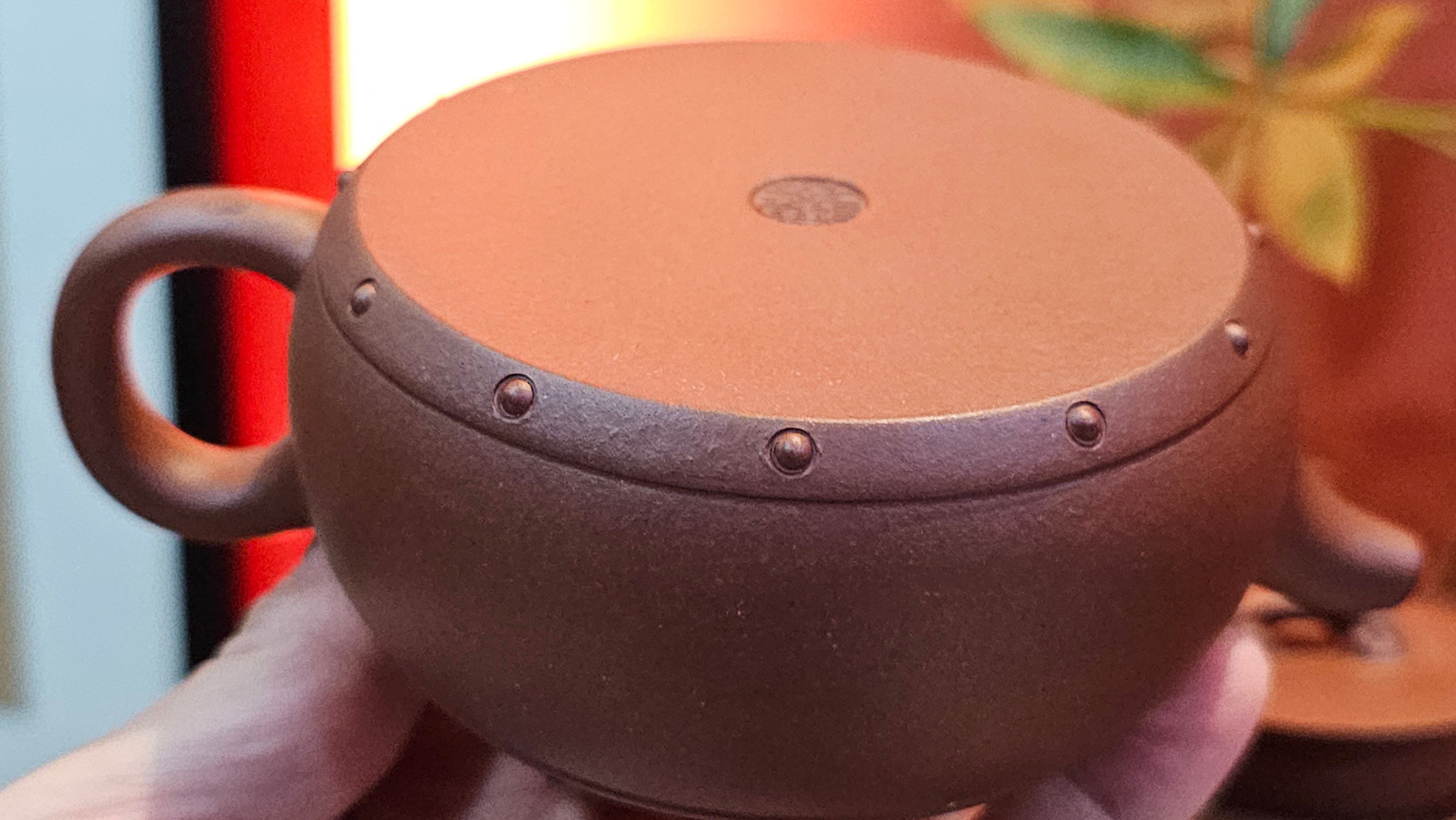 Ru Yi Gu 如意鼓, 206.8ml, Di Cao Qing Zi Ni 底槽青紫泥, by our Craftsman Li Qiu Lin 李秋林 ~ Congratulations to Mr A.D.P., 0111hrs 29th May 2025, Leuven, Belgium 🇧🇪.