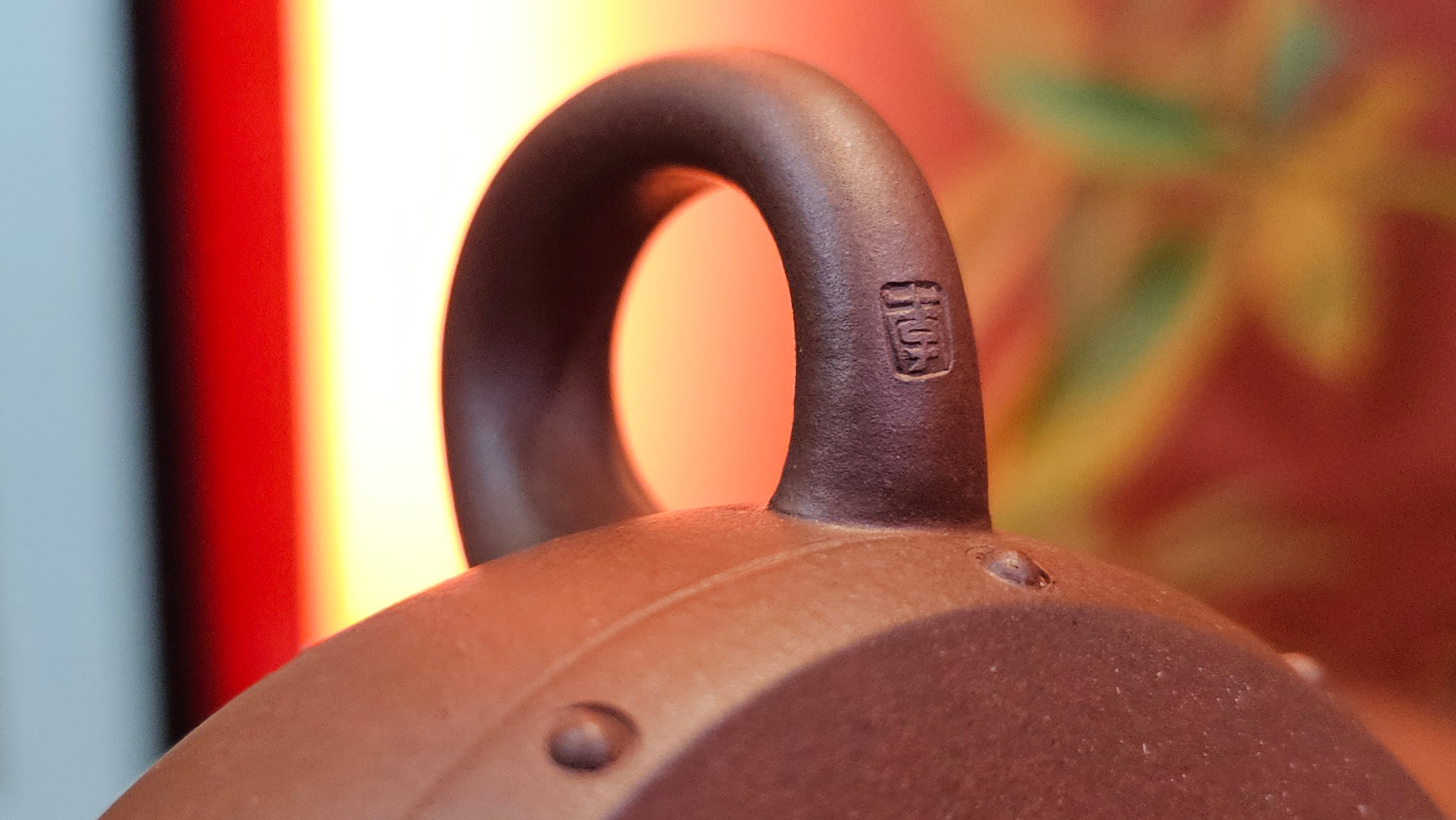 Ru Yi Gu 如意鼓, 206.8ml, Di Cao Qing Zi Ni 底槽青紫泥, by our Craftsman Li Qiu Lin 李秋林 ~ Congratulations to Mr A.D.P., 0111hrs 29th May 2025, Leuven, Belgium 🇧🇪.