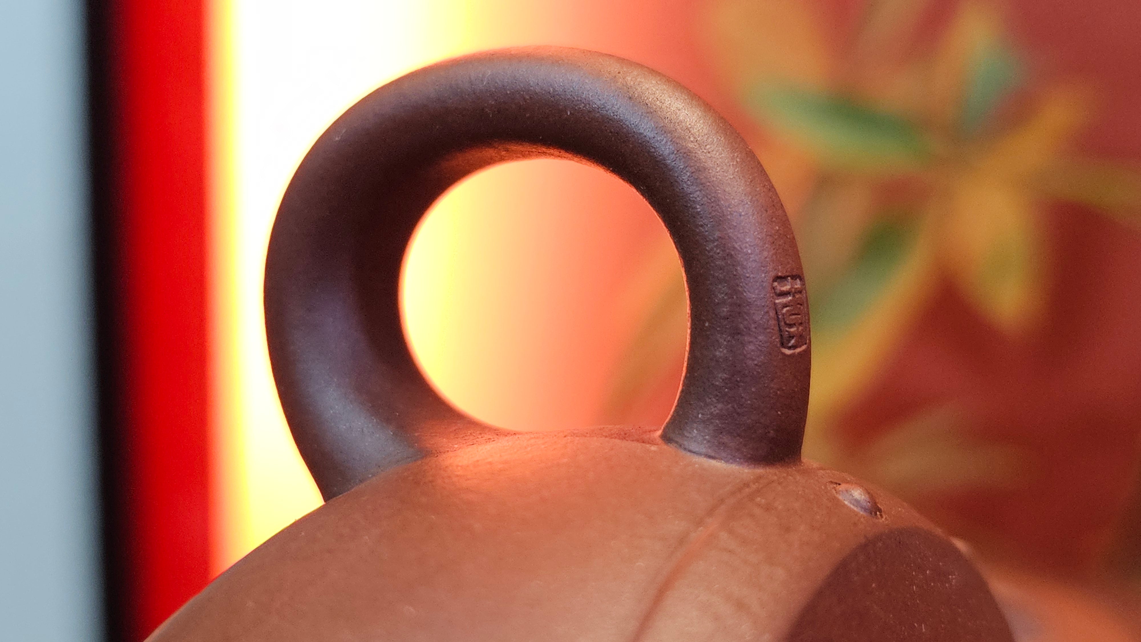 Ru Yi Gu 如意鼓, 206.8ml, Di Cao Qing Zi Ni 底槽青紫泥, by our Craftsman Li Qiu Lin 李秋林 ~ Congratulations to Mr A.D.P., 0111hrs 29th May 2025, Leuven, Belgium 🇧🇪.