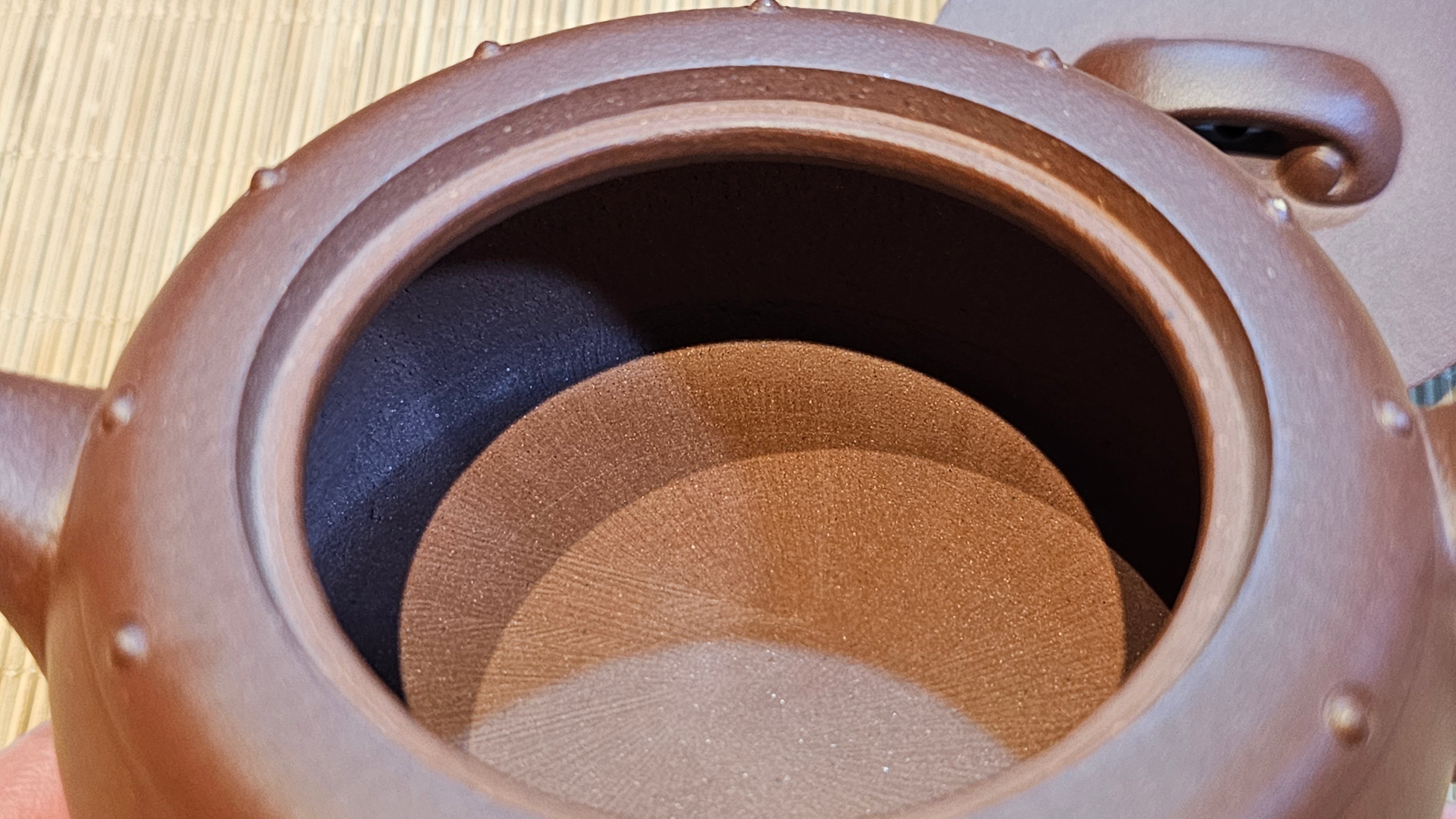 Ru Yi Gu 如意鼓, 206.8ml, Di Cao Qing Zi Ni 底槽青紫泥, by our Craftsman Li Qiu Lin 李秋林 ~ Congratulations to Mr A.D.P., 0111hrs 29th May 2025, Leuven, Belgium 🇧🇪.