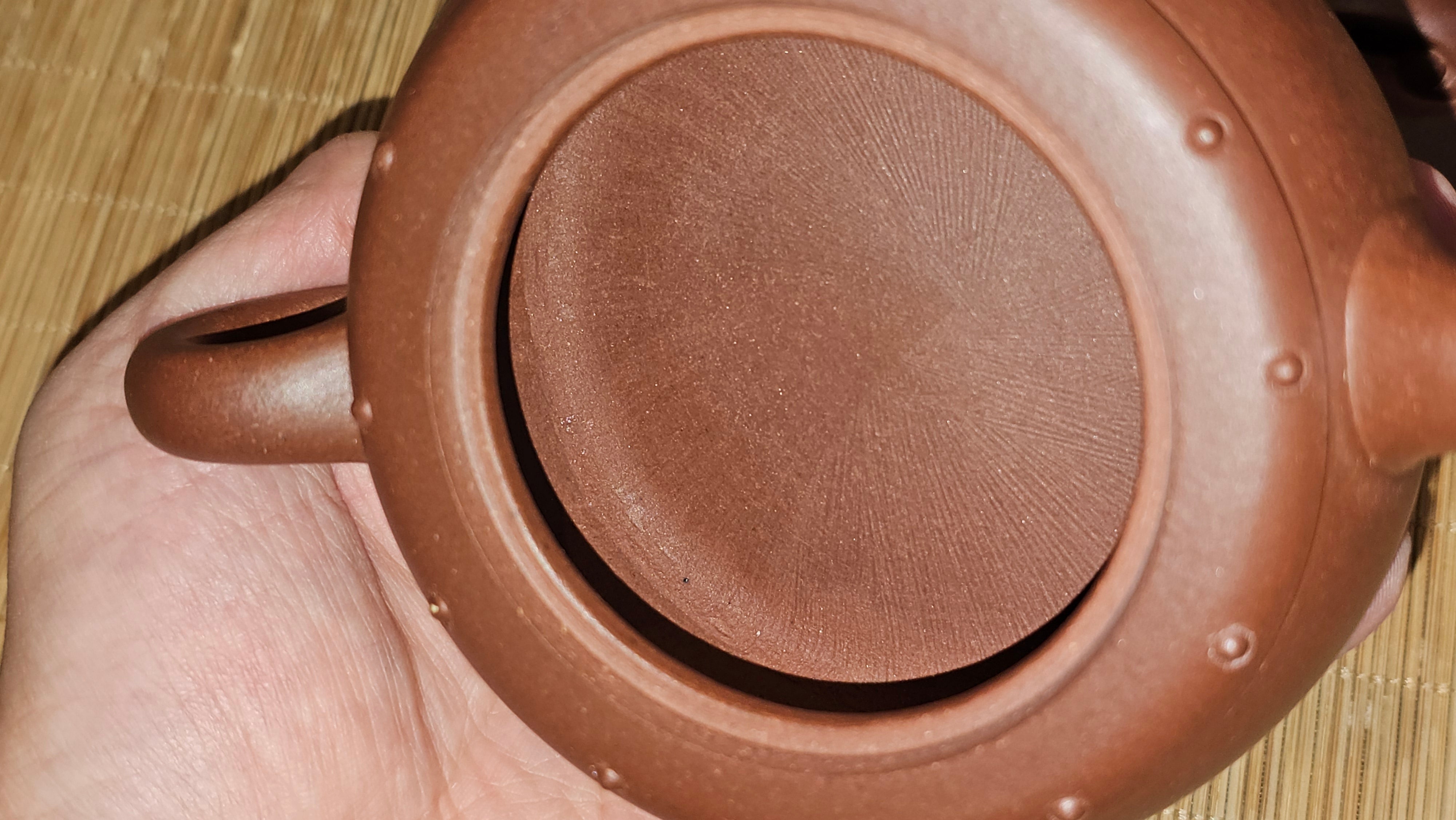 Ru Yi Gu 如意鼓, 206.8ml, Di Cao Qing Zi Ni 底槽青紫泥, by our Craftsman Li Qiu Lin 李秋林 ~ Congratulations to Mr A.D.P., 0111hrs 29th May 2025, Leuven, Belgium 🇧🇪.