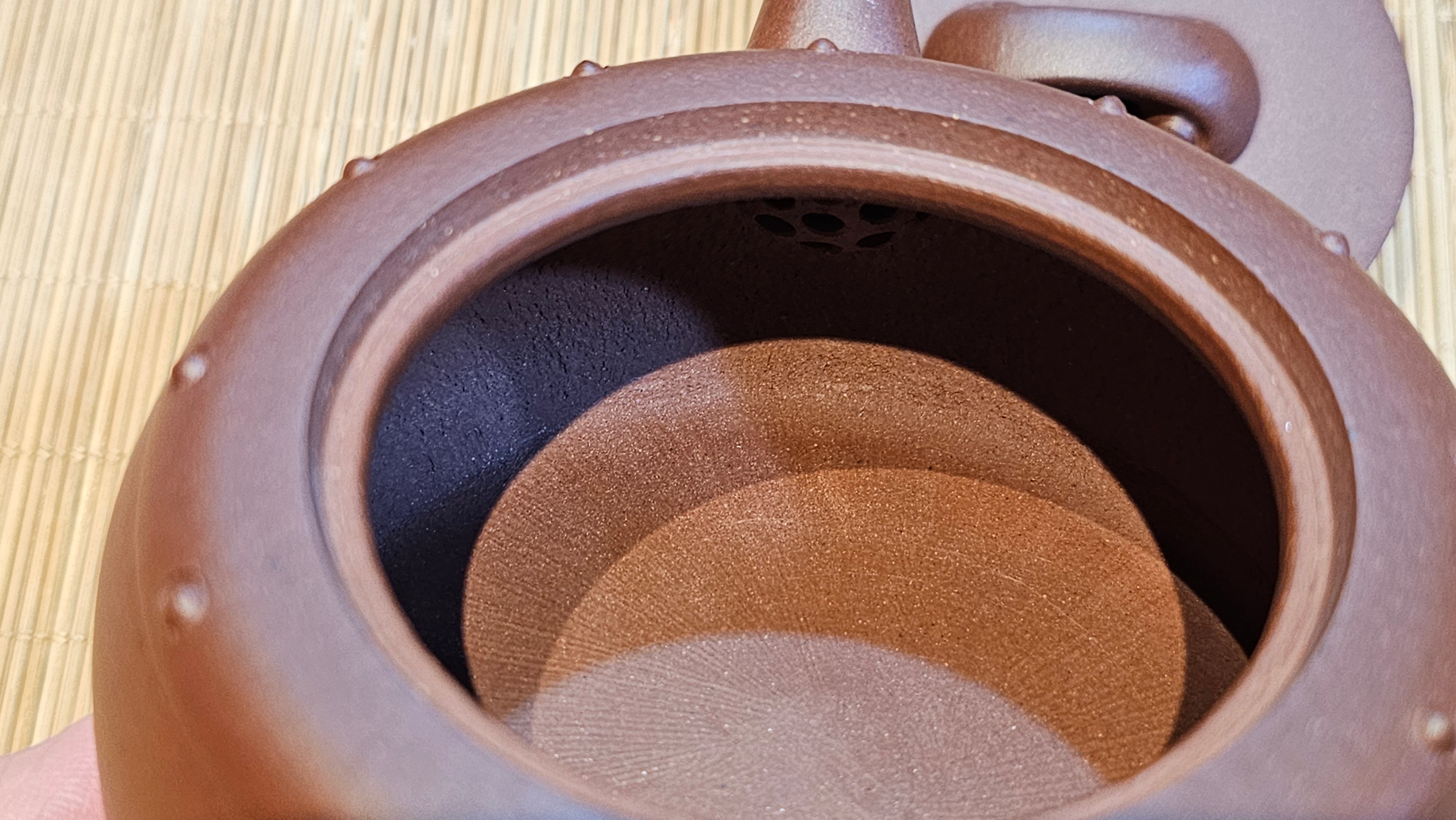 Ru Yi Gu 如意鼓, 206.8ml, Di Cao Qing Zi Ni 底槽青紫泥, by our Craftsman Li Qiu Lin 李秋林 ~ Congratulations to Mr A.D.P., 0111hrs 29th May 2025, Leuven, Belgium 🇧🇪.