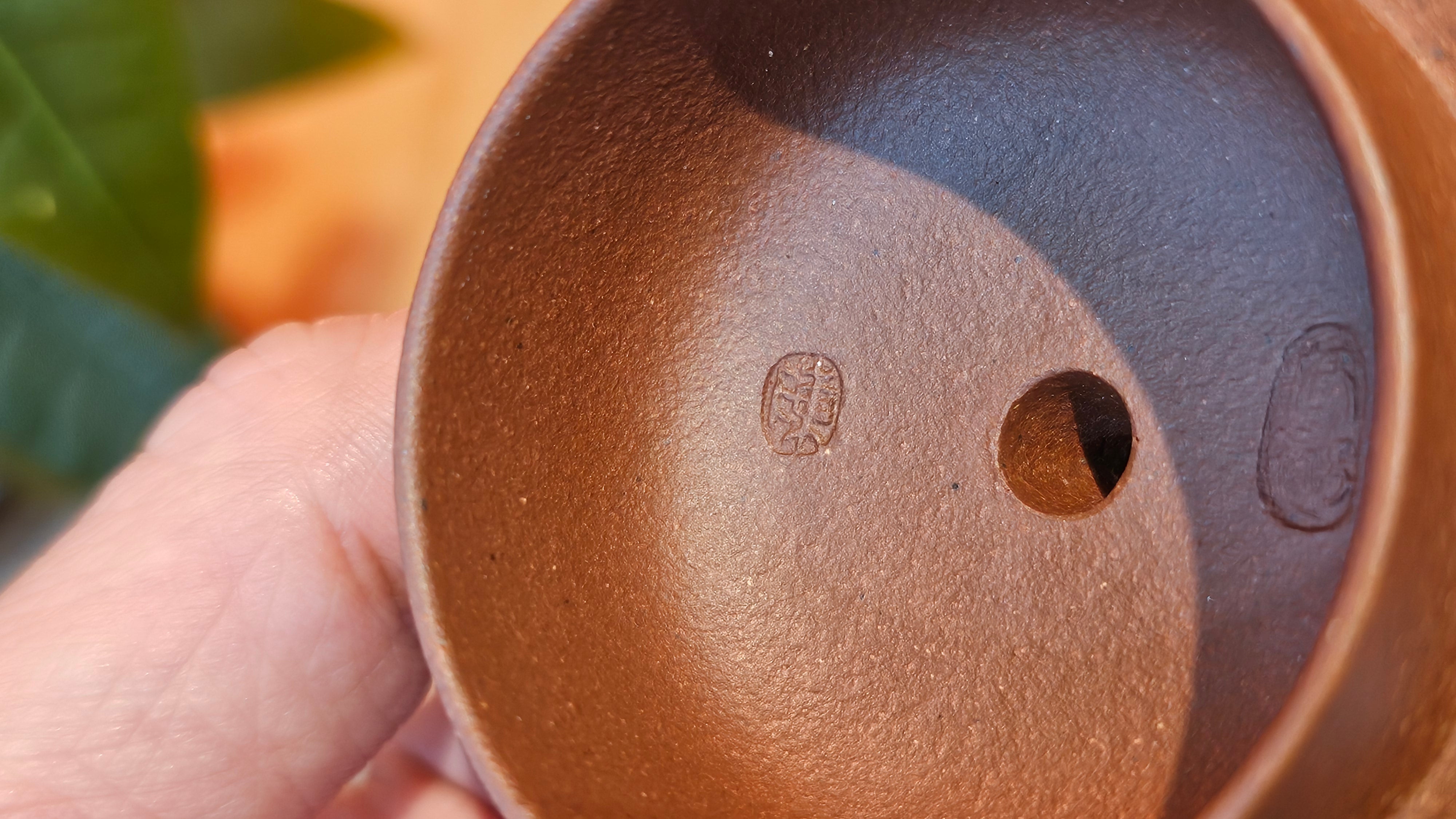 Duo Zhi 掇只, 211.9ml, Di Cao Qing Zi Ni 底槽青紫泥, by our Collaborative Craftsman Chen Fa Chu 陈法初 ~ Congratulations to Mr T.L., 1002hrs 14th June 2025, Singapore 🇸🇬.