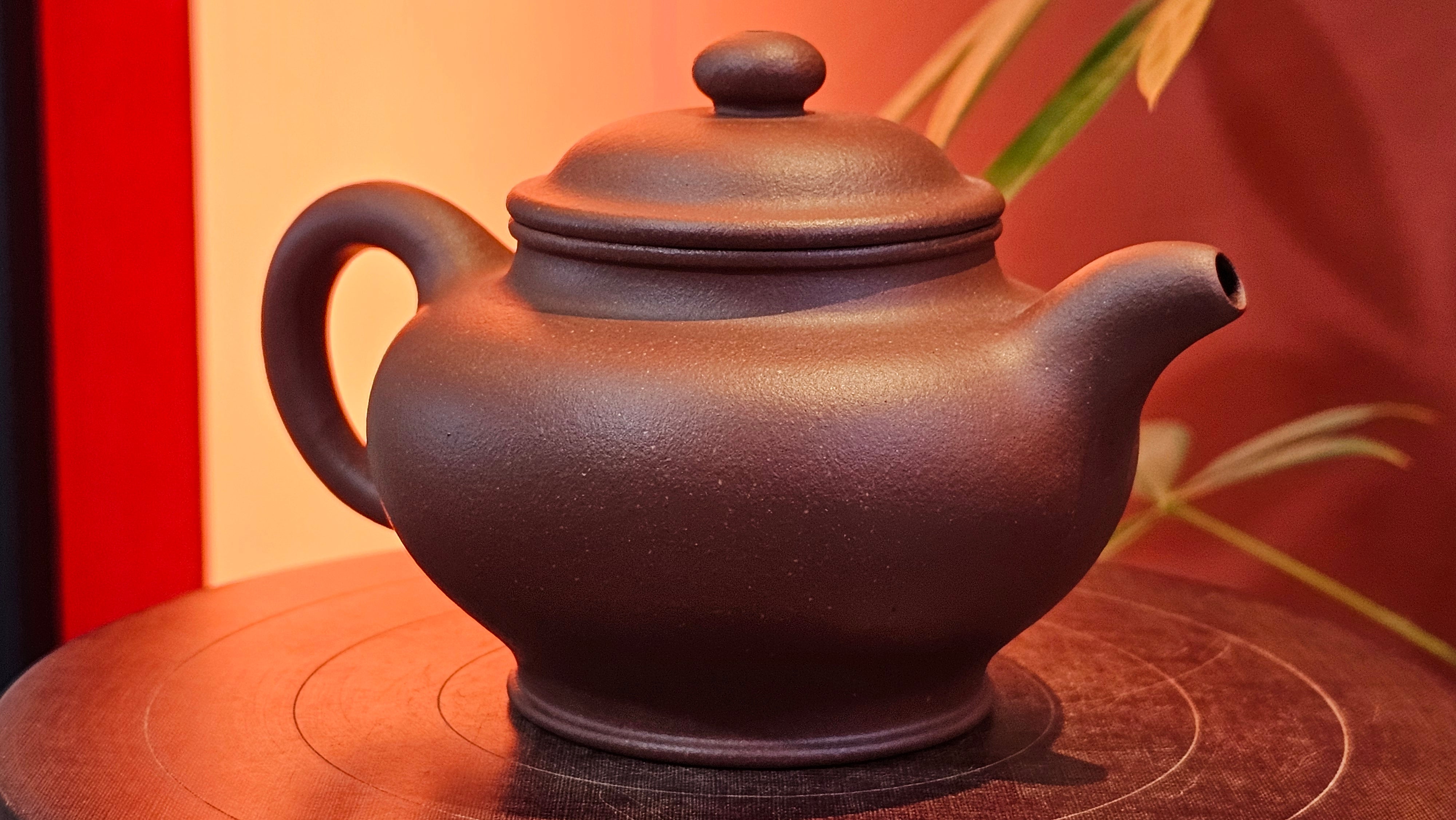 Duo Zhi 掇只, 211.9ml, Di Cao Qing Zi Ni 底槽青紫泥, by our Collaborative Craftsman Chen Fa Chu 陈法初 ~ Congratulations to Mr T.L., 1002hrs 14th June 2025, Singapore 🇸🇬.