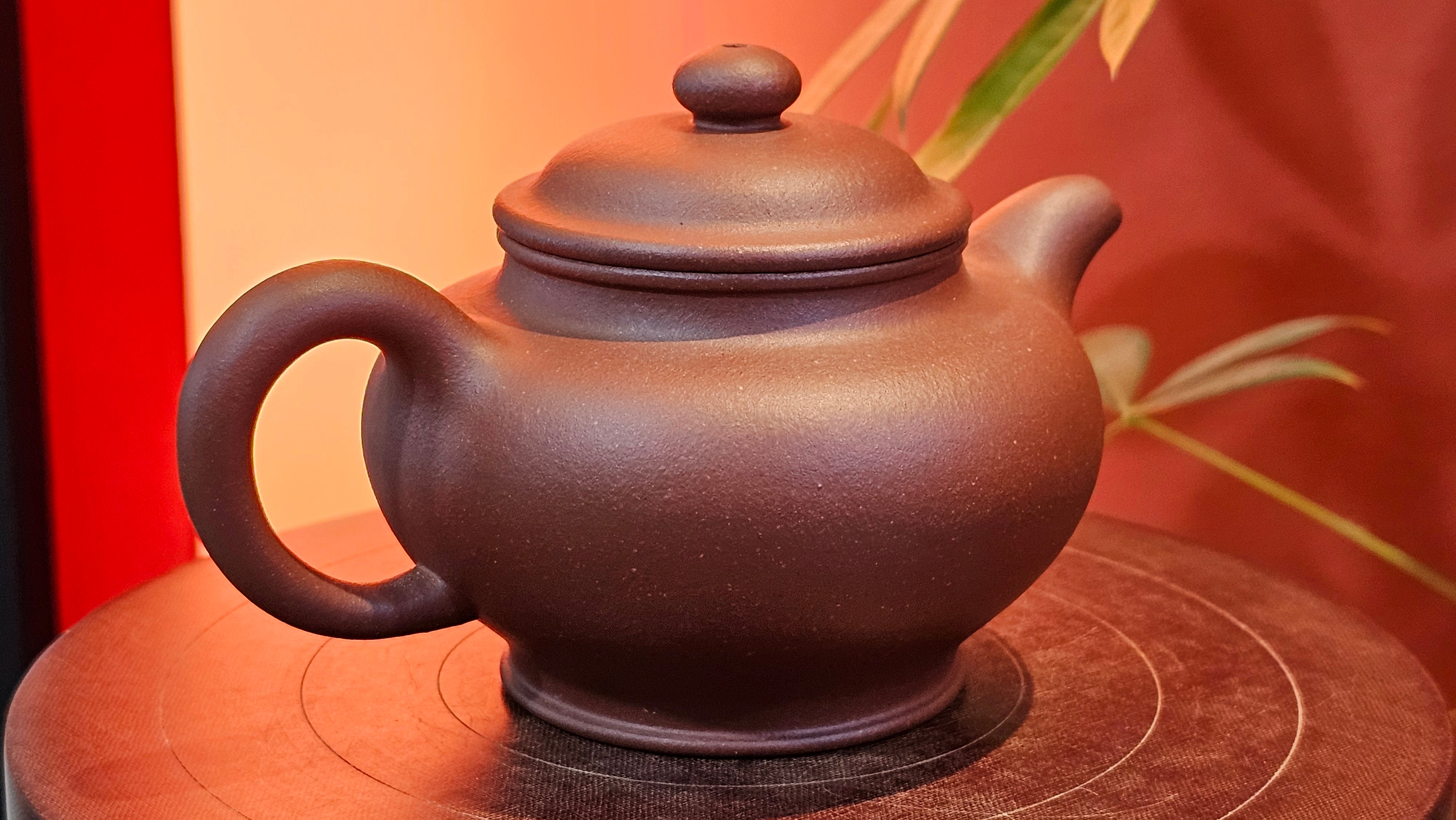 Duo Zhi 掇只, 211.9ml, Di Cao Qing Zi Ni 底槽青紫泥, by our Collaborative Craftsman Chen Fa Chu 陈法初 ~ Congratulations to Mr T.L., 1002hrs 14th June 2025, Singapore 🇸🇬.