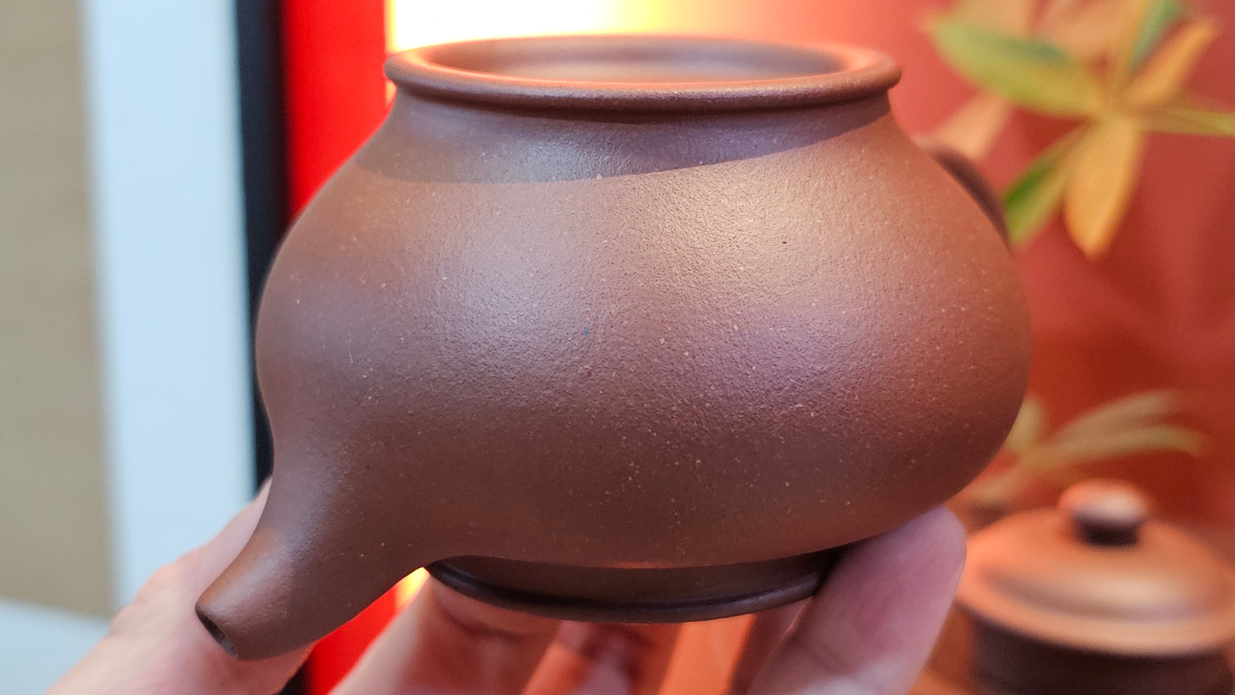 Duo Zhi 掇只, 211.9ml, Di Cao Qing Zi Ni 底槽青紫泥, by our Collaborative Craftsman Chen Fa Chu 陈法初 ~ Congratulations to Mr T.L., 1002hrs 14th June 2025, Singapore 🇸🇬.