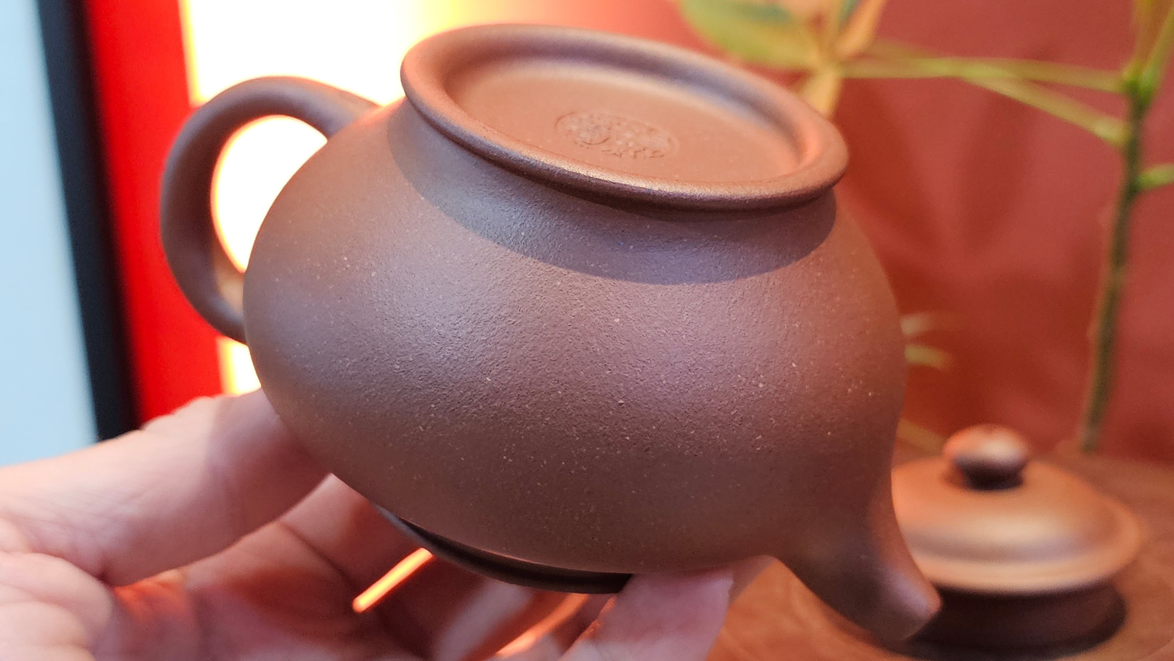 Duo Zhi 掇只, 211.9ml, Di Cao Qing Zi Ni 底槽青紫泥, by our Collaborative Craftsman Chen Fa Chu 陈法初 ~ Congratulations to Mr T.L., 1002hrs 14th June 2025, Singapore 🇸🇬.