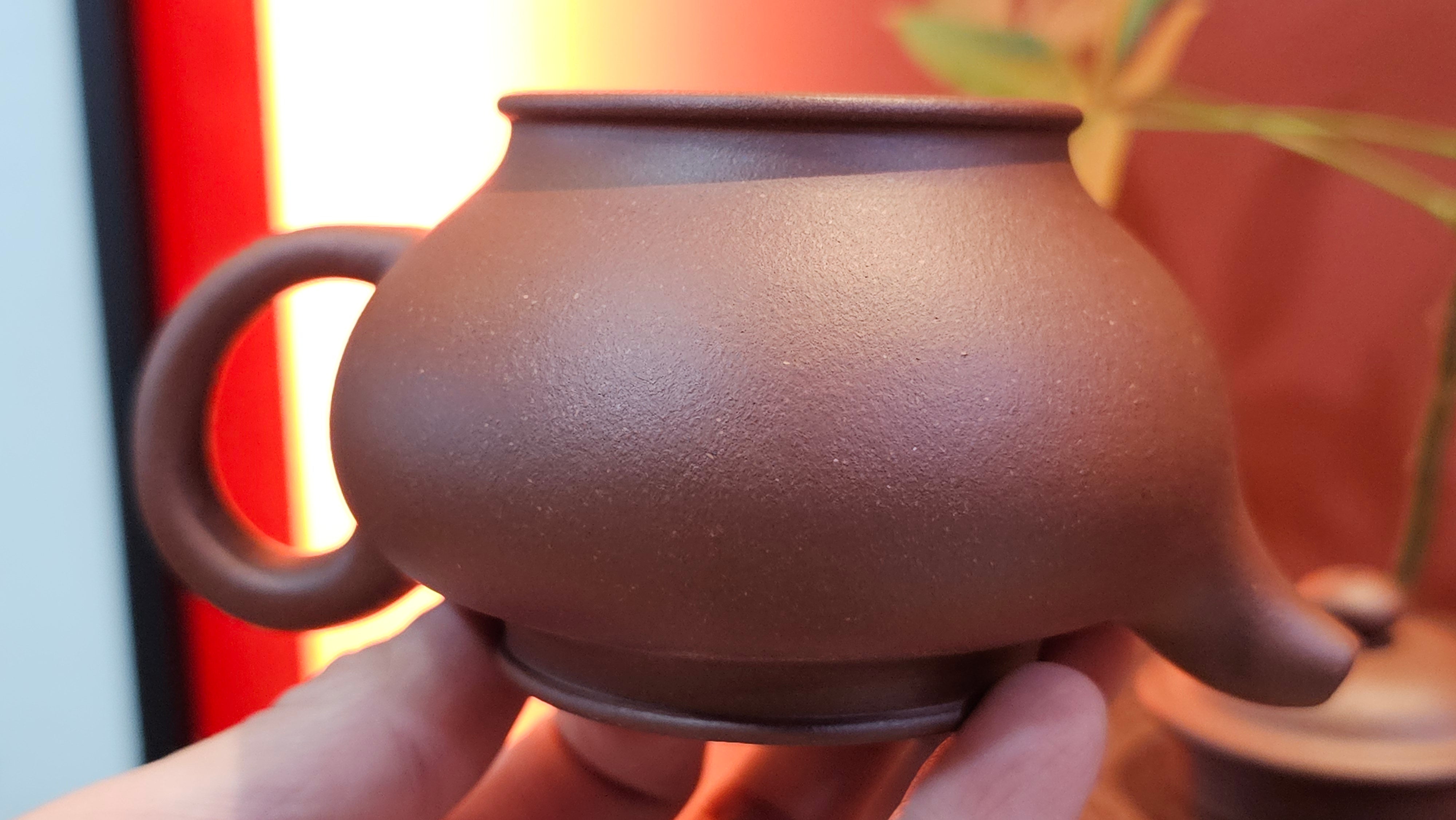 Duo Zhi 掇只, 211.9ml, Di Cao Qing Zi Ni 底槽青紫泥, by our Collaborative Craftsman Chen Fa Chu 陈法初 ~ Congratulations to Mr T.L., 1002hrs 14th June 2025, Singapore 🇸🇬.