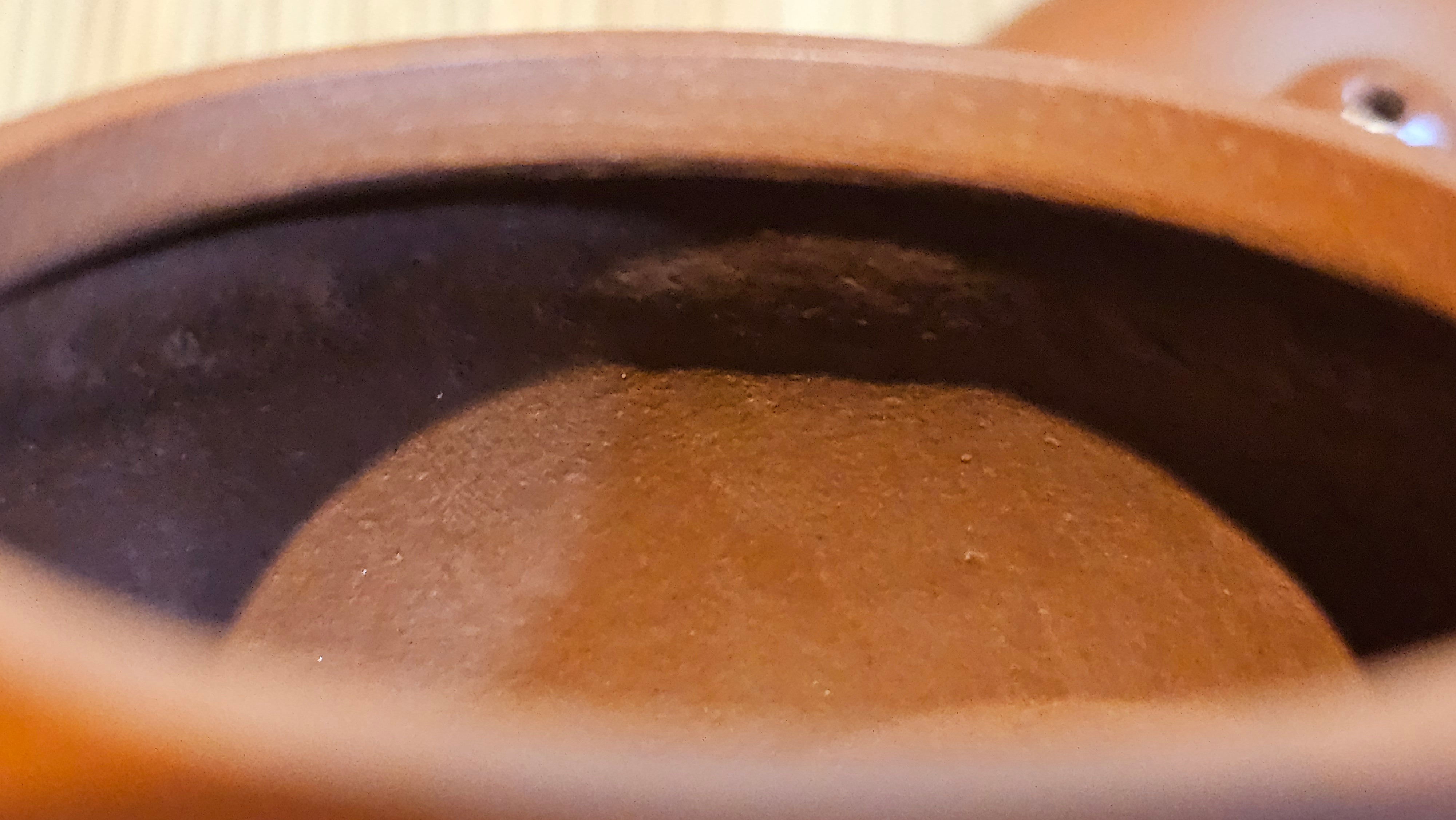 Li Xing 梨形, 170.3ml, Xiao Mei Yao Zhu Ni 小煤窑朱泥 by our Collaborative Craftsman Zhai Yi Yao 翟一耀。"竹韵茶香", 竹刻绘, Engraving of Bamboos and Calligraphy, by Craftsman Yi De Shu 一德书 ~ Congratulations to Mr M.P., 0019hrs 27th June 2025, Aurora, IL.