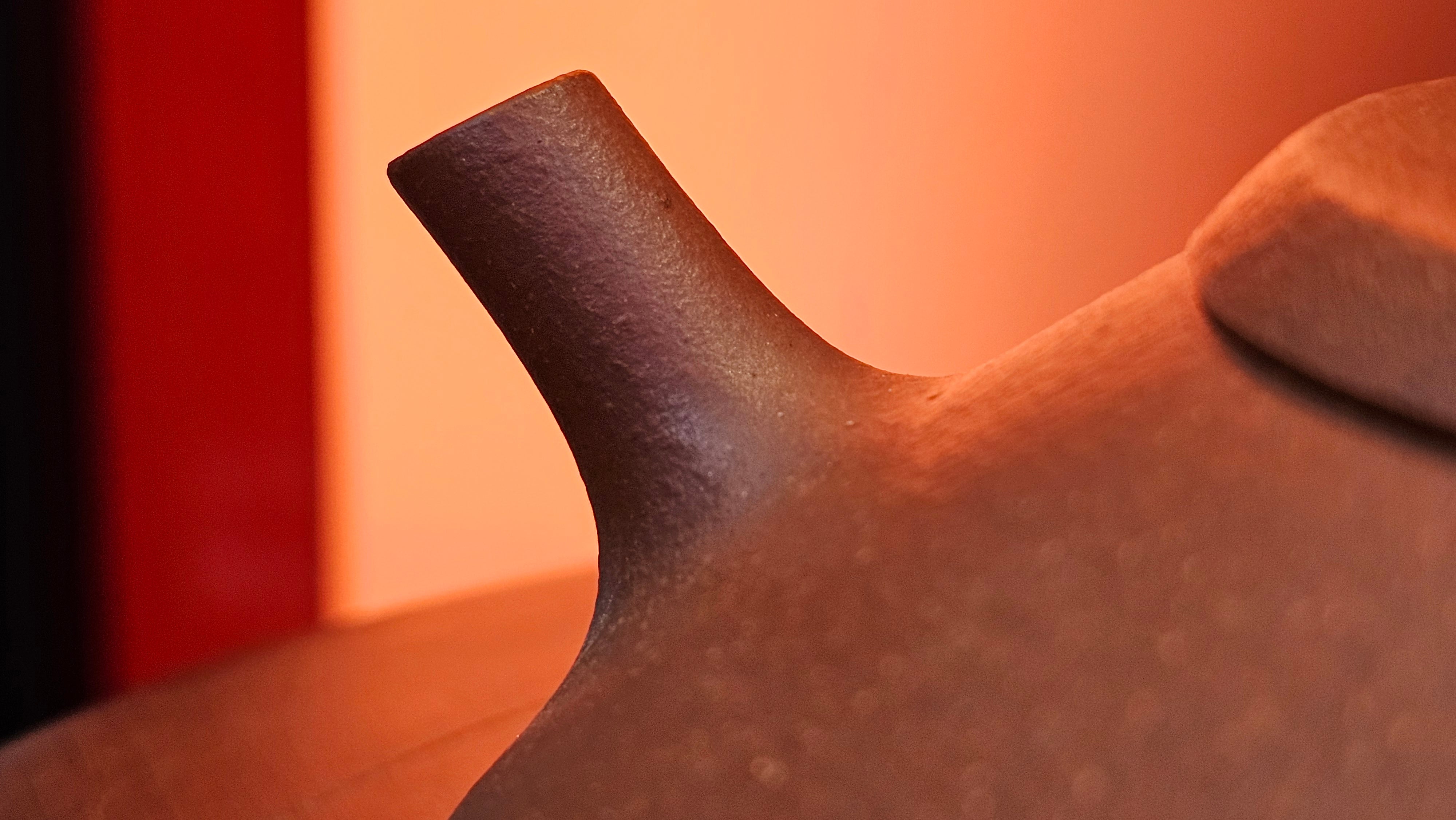 He Piao 合瓢, 155.9ml, Hong Jiang Po Ni 红降坡泥, by our Collaborative Craftsman Chen Gui Zhi 陈桂枝。(Red JiangPoNi is rarer than Yellow JiangPoNi, XiaoMeiYao ZhuNi & ZhaoZhuang ZhuNi) ~ Congratulations to Ms L., 0733hrs 30th May 2025, Katy, TX.