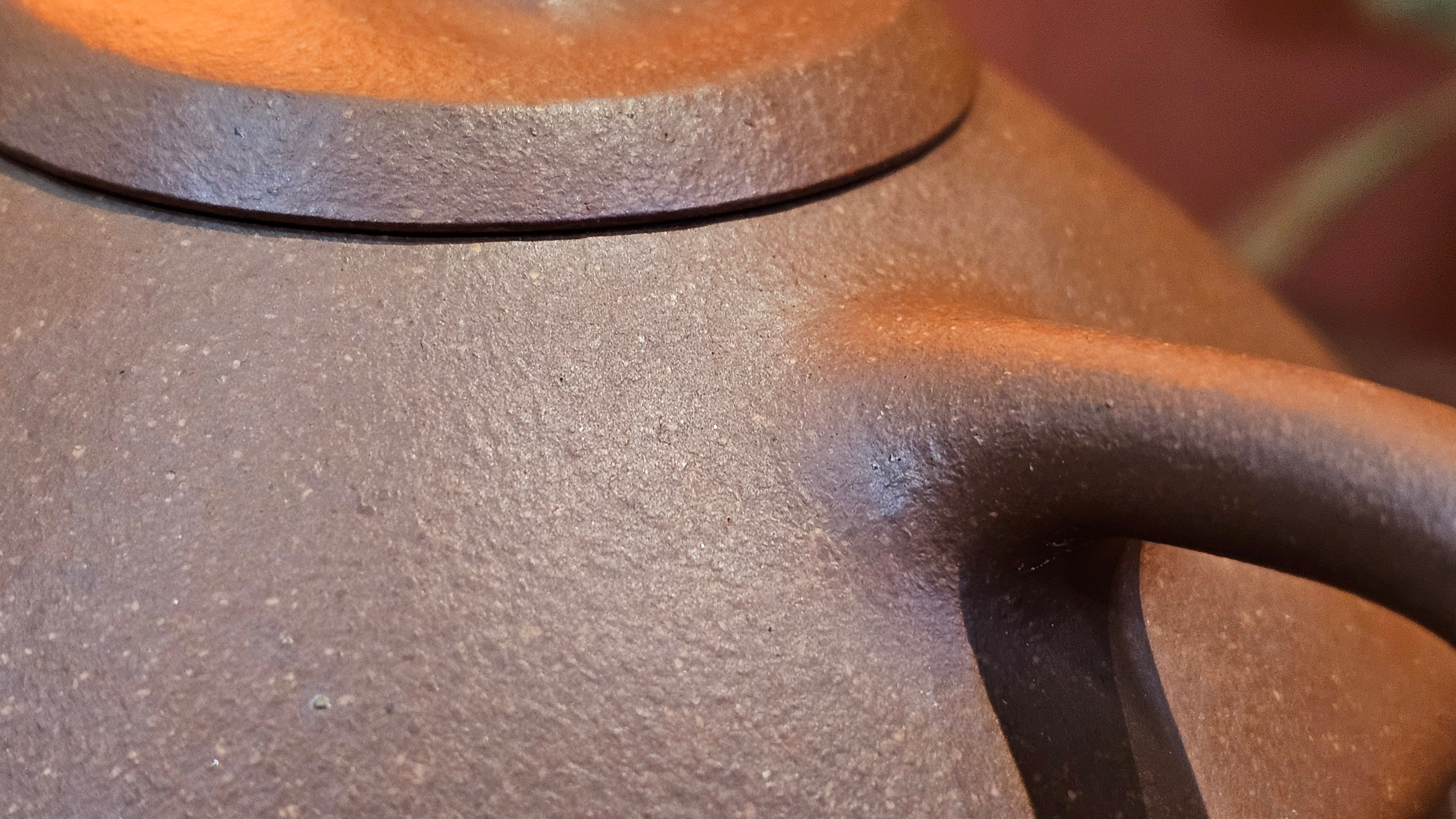 He Piao 合瓢, 155.9ml, Hong Jiang Po Ni 红降坡泥, by our Collaborative Craftsman Chen Gui Zhi 陈桂枝。(Red JiangPoNi is rarer than Yellow JiangPoNi, XiaoMeiYao ZhuNi & ZhaoZhuang ZhuNi) ~ Congratulations to Ms L., 0733hrs 30th May 2025, Katy, TX.