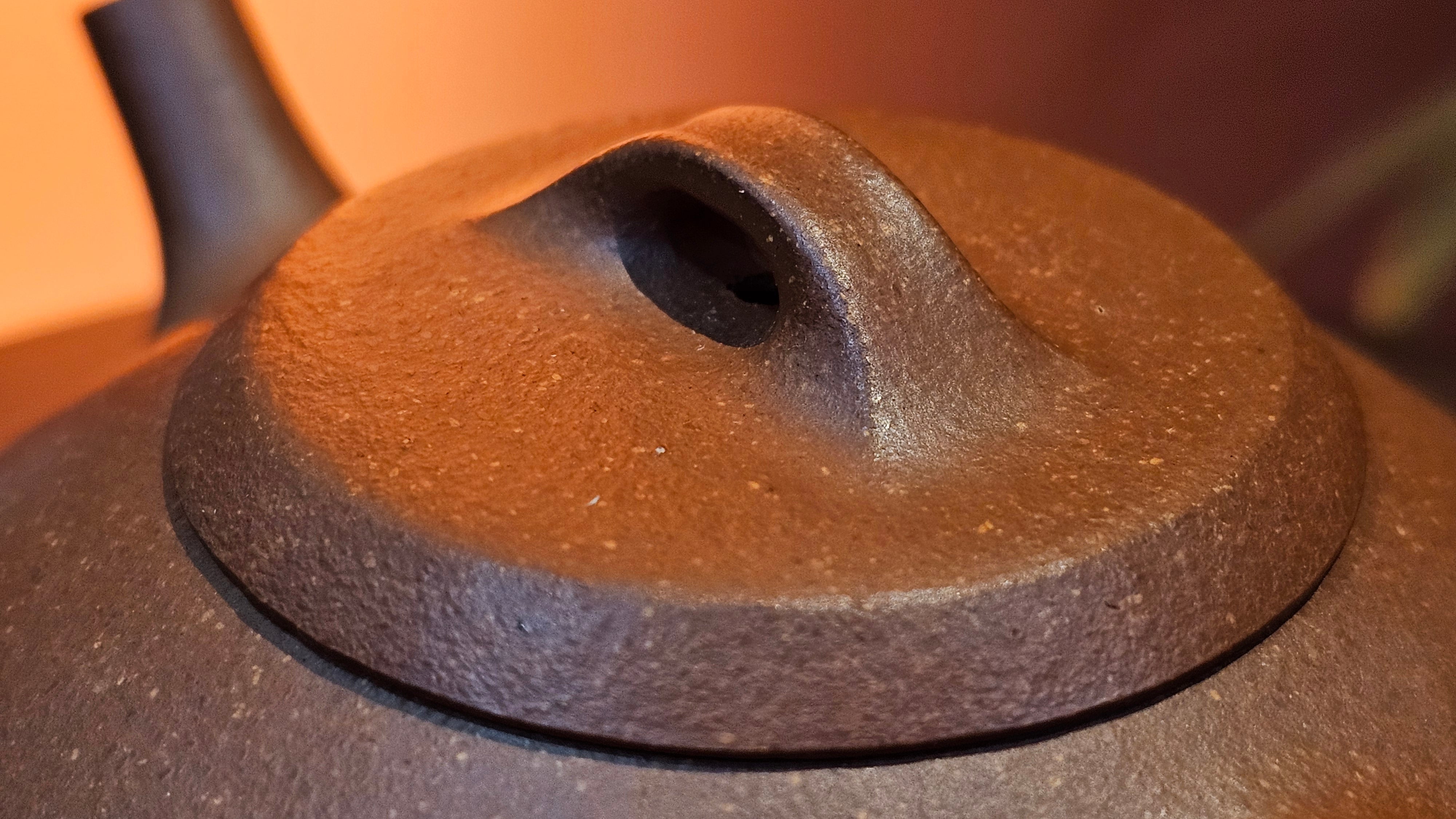 He Piao 合瓢, 155.9ml, Hong Jiang Po Ni 红降坡泥, by our Collaborative Craftsman Chen Gui Zhi 陈桂枝。(Red JiangPoNi is rarer than Yellow JiangPoNi, XiaoMeiYao ZhuNi & ZhaoZhuang ZhuNi) ~ Congratulations to Ms L., 0733hrs 30th May 2025, Katy, TX.