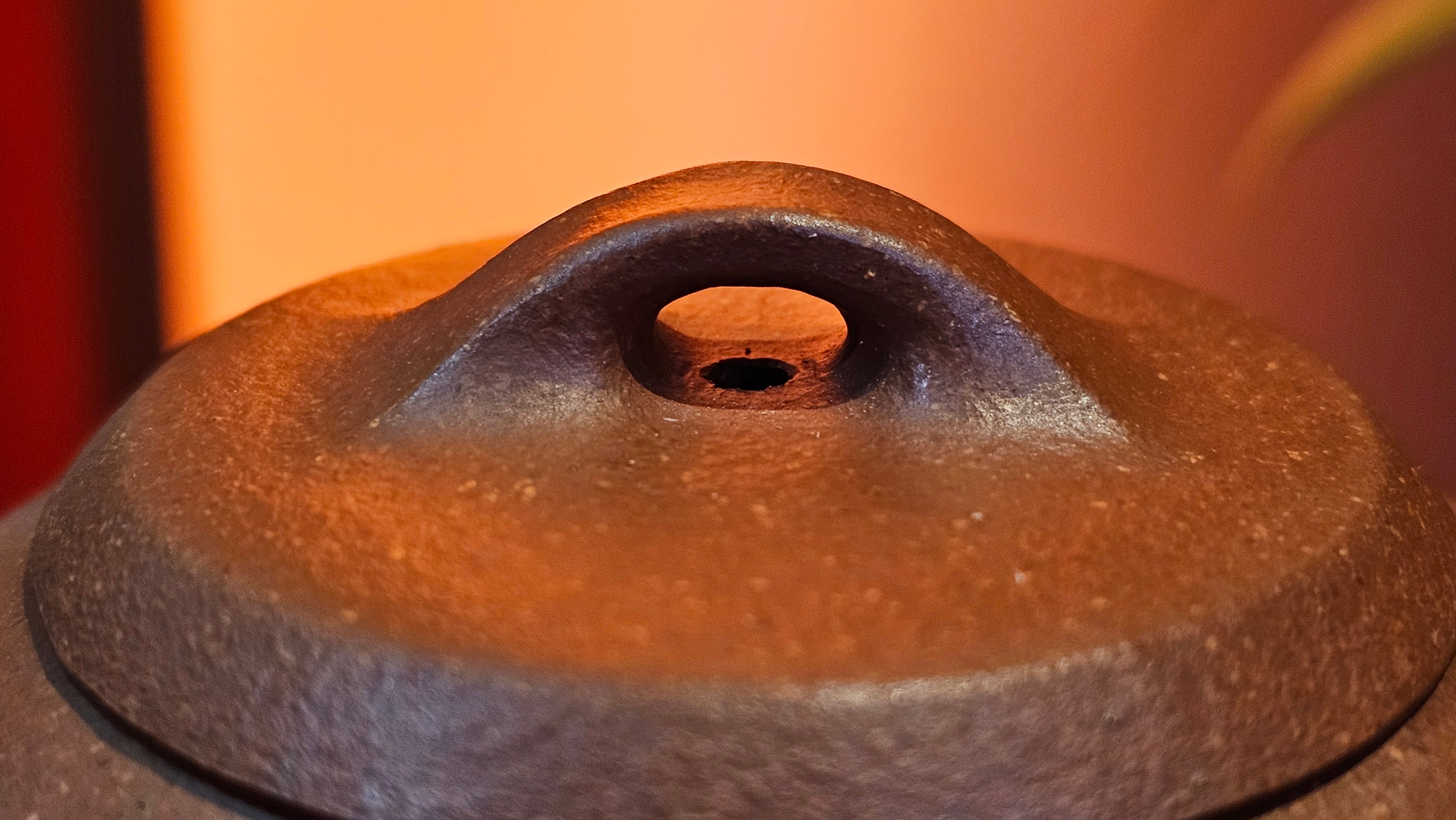 He Piao 合瓢, 155.9ml, Hong Jiang Po Ni 红降坡泥, by our Collaborative Craftsman Chen Gui Zhi 陈桂枝。(Red JiangPoNi is rarer than Yellow JiangPoNi, XiaoMeiYao ZhuNi & ZhaoZhuang ZhuNi) ~ Congratulations to Ms L., 0733hrs 30th May 2025, Katy, TX.