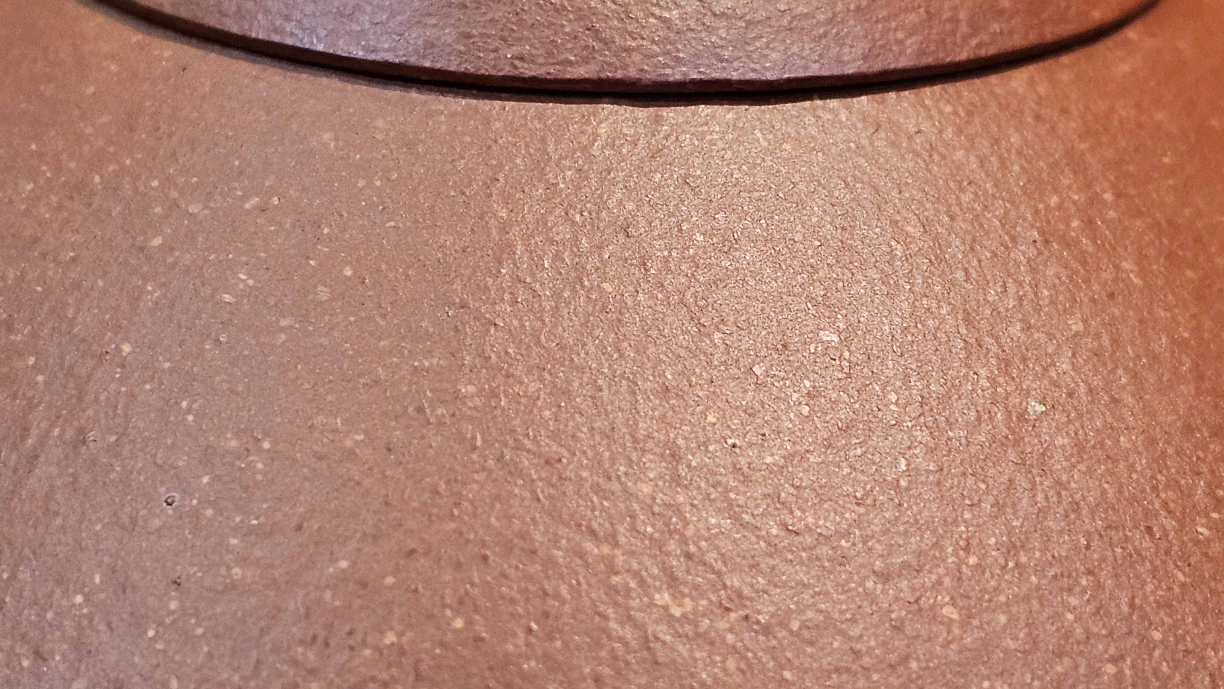 He Piao 合瓢, 155.9ml, Hong Jiang Po Ni 红降坡泥, by our Collaborative Craftsman Chen Gui Zhi 陈桂枝。(Red JiangPoNi is rarer than Yellow JiangPoNi, XiaoMeiYao ZhuNi & ZhaoZhuang ZhuNi) ~ Congratulations to Ms L., 0733hrs 30th May 2025, Katy, TX.