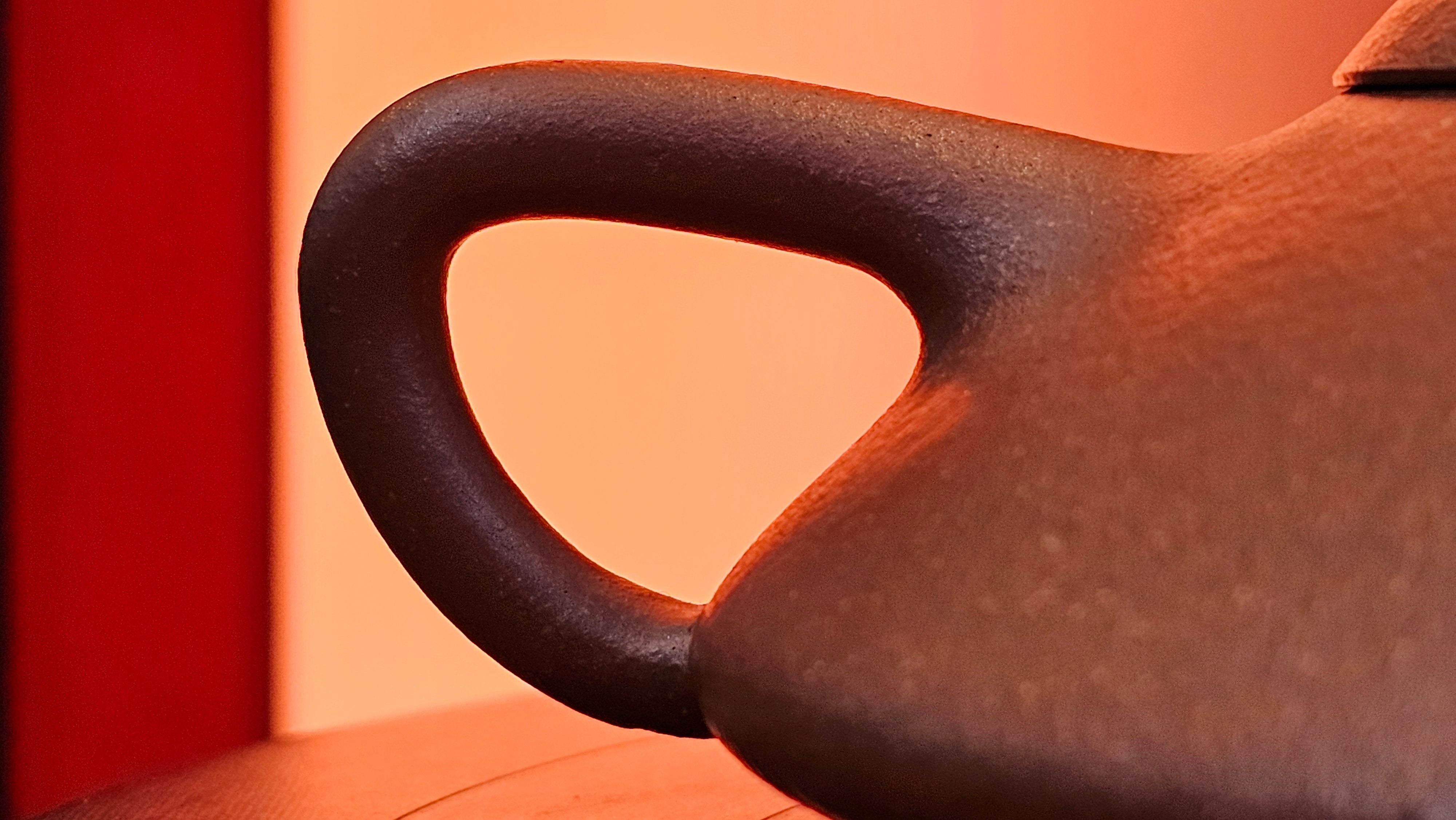 He Piao 合瓢, 155.9ml, Hong Jiang Po Ni 红降坡泥, by our Collaborative Craftsman Chen Gui Zhi 陈桂枝。(Red JiangPoNi is rarer than Yellow JiangPoNi, XiaoMeiYao ZhuNi & ZhaoZhuang ZhuNi) ~ Congratulations to Ms L., 0733hrs 30th May 2025, Katy, TX.