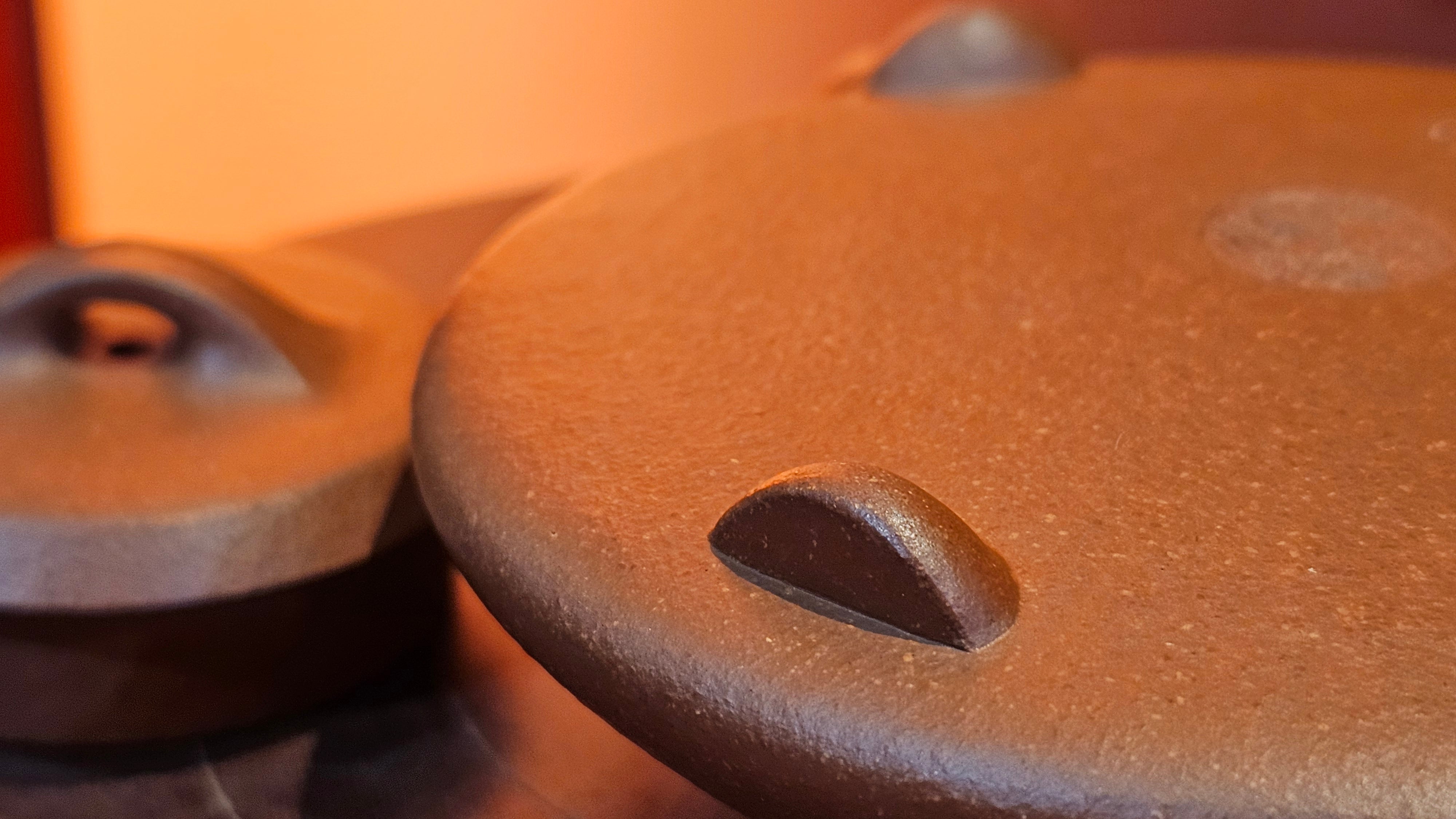 He Piao 合瓢, 155.9ml, Hong Jiang Po Ni 红降坡泥, by our Collaborative Craftsman Chen Gui Zhi 陈桂枝。(Red JiangPoNi is rarer than Yellow JiangPoNi, XiaoMeiYao ZhuNi & ZhaoZhuang ZhuNi) ~ Congratulations to Ms L., 0733hrs 30th May 2025, Katy, TX.