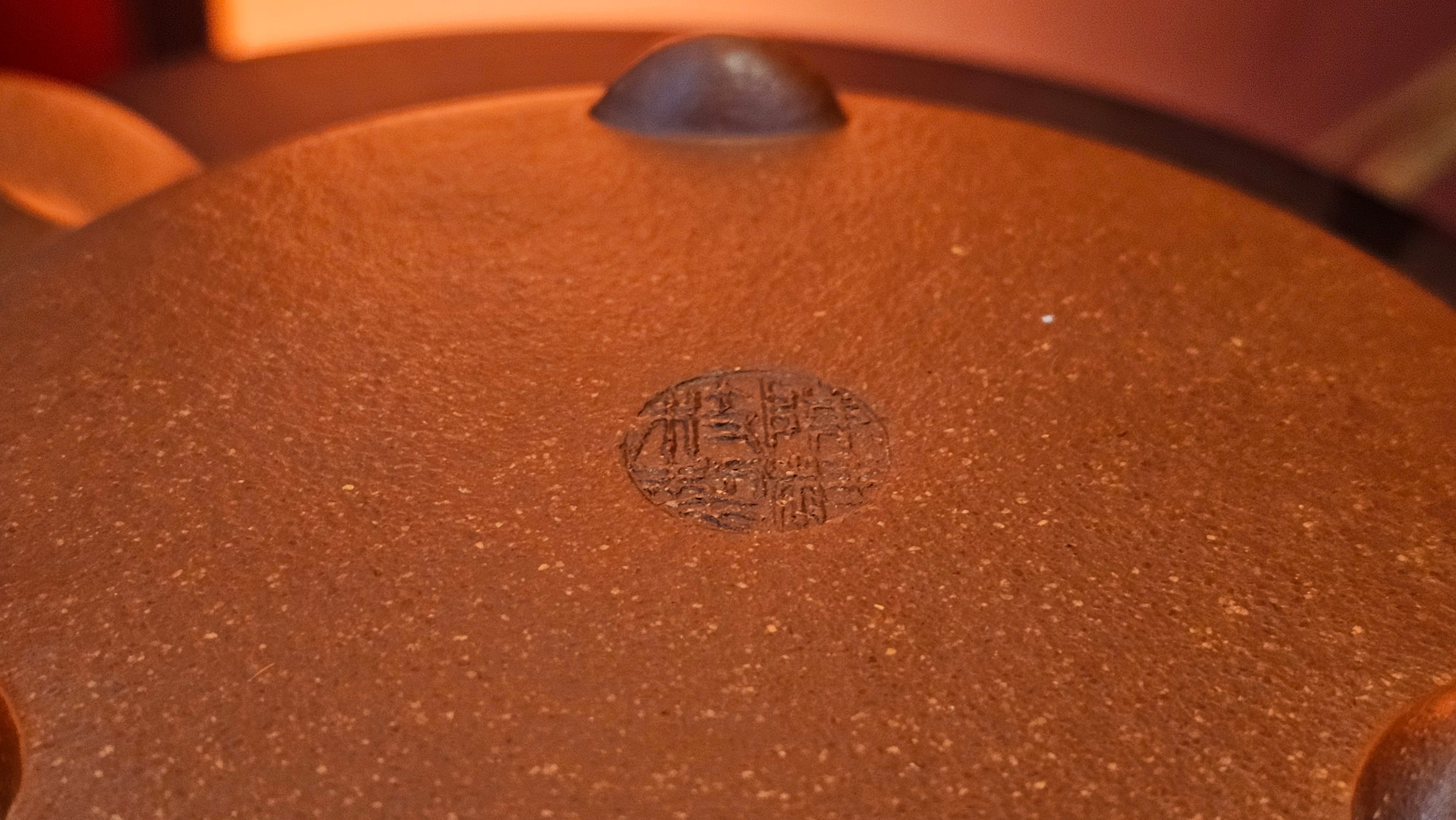 He Piao 合瓢, 155.9ml, Hong Jiang Po Ni 红降坡泥, by our Collaborative Craftsman Chen Gui Zhi 陈桂枝。(Red JiangPoNi is rarer than Yellow JiangPoNi, XiaoMeiYao ZhuNi & ZhaoZhuang ZhuNi) ~ Congratulations to Ms L., 0733hrs 30th May 2025, Katy, TX.