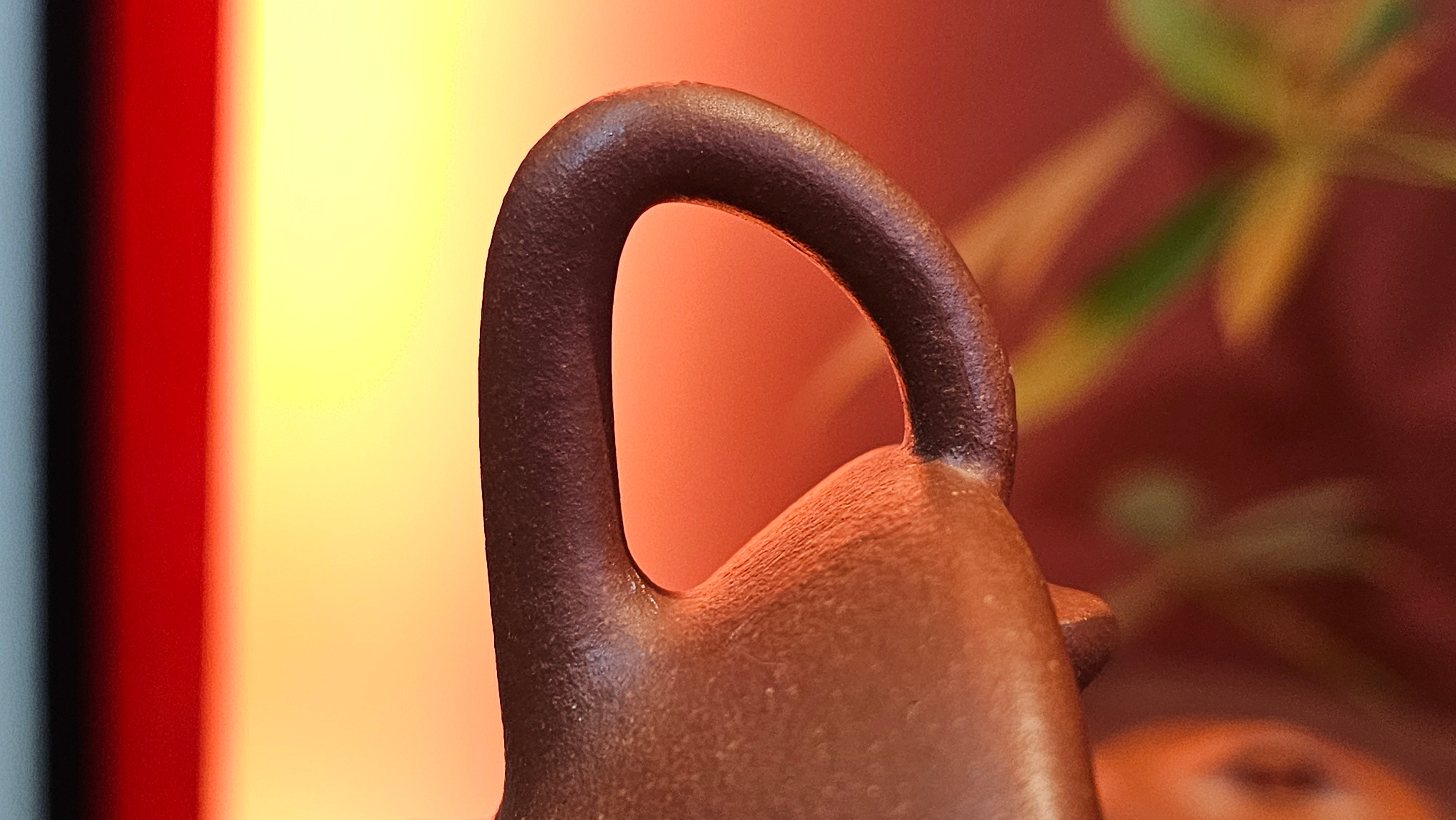 He Piao 合瓢, 155.9ml, Hong Jiang Po Ni 红降坡泥, by our Collaborative Craftsman Chen Gui Zhi 陈桂枝。(Red JiangPoNi is rarer than Yellow JiangPoNi, XiaoMeiYao ZhuNi & ZhaoZhuang ZhuNi) ~ Congratulations to Ms L., 0733hrs 30th May 2025, Katy, TX.