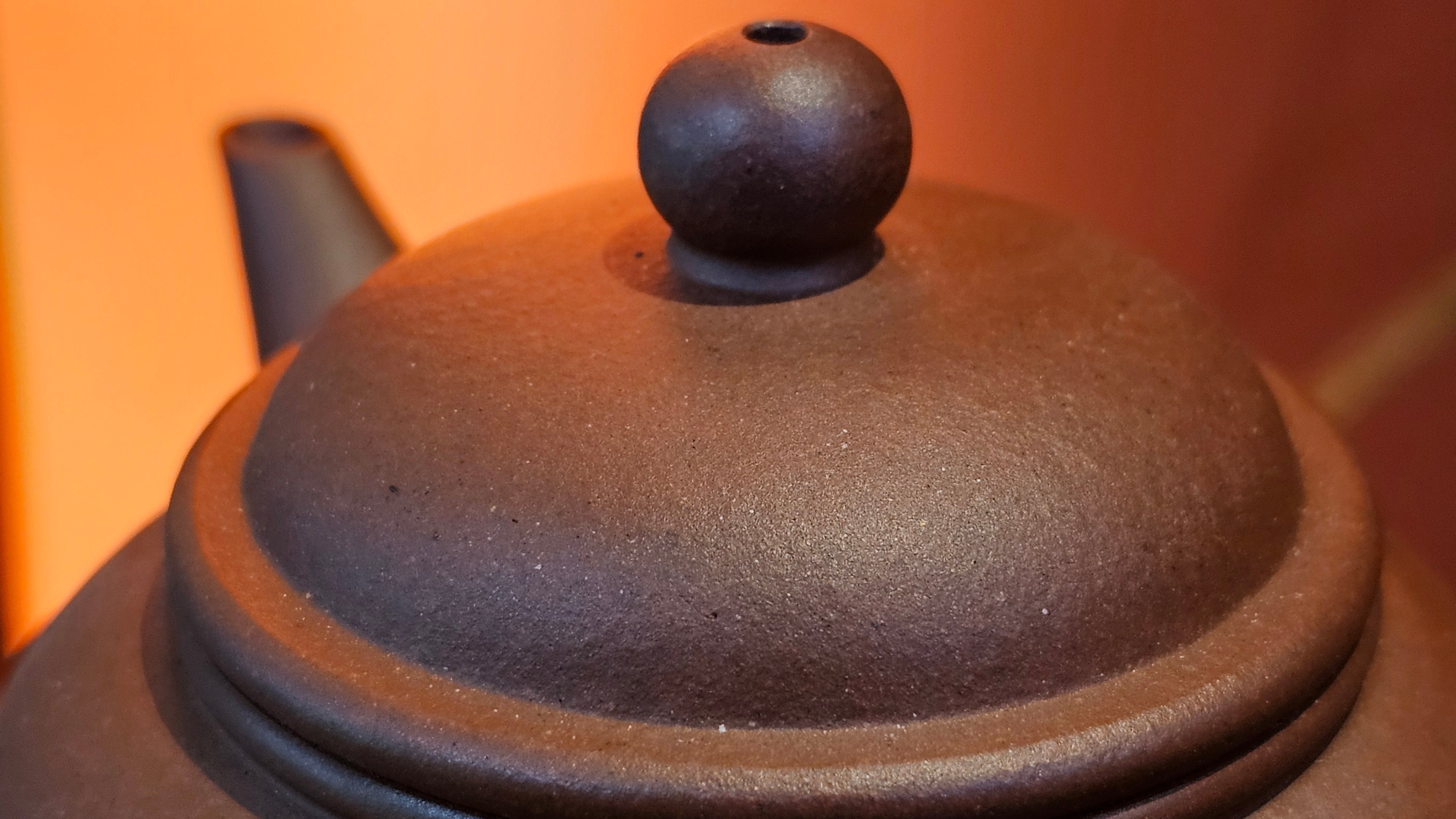 Shui Ping 水平, 170.5ml, Di Cao Qing Zi Ni 底槽青紫泥, by Craftsman Zhao Huai Xu 赵怀须 ~ Congratulations to Mr T.A., 1112hrs 31st May 2025, Samorin, Slovakia 🇸🇰.