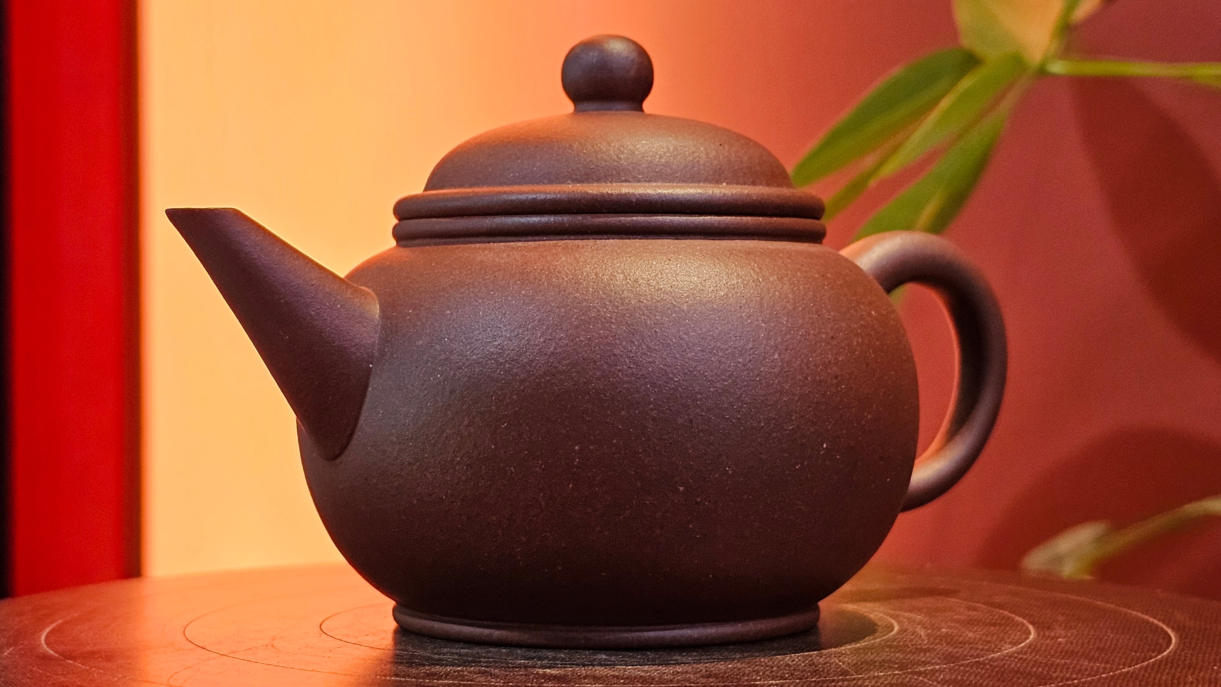 Shui Ping 水平, 170.5ml, Di Cao Qing Zi Ni 底槽青紫泥, by Craftsman Zhao Huai Xu 赵怀须 ~ Congratulations to Mr T.A., 1112hrs 31st May 2025, Samorin, Slovakia 🇸🇰.