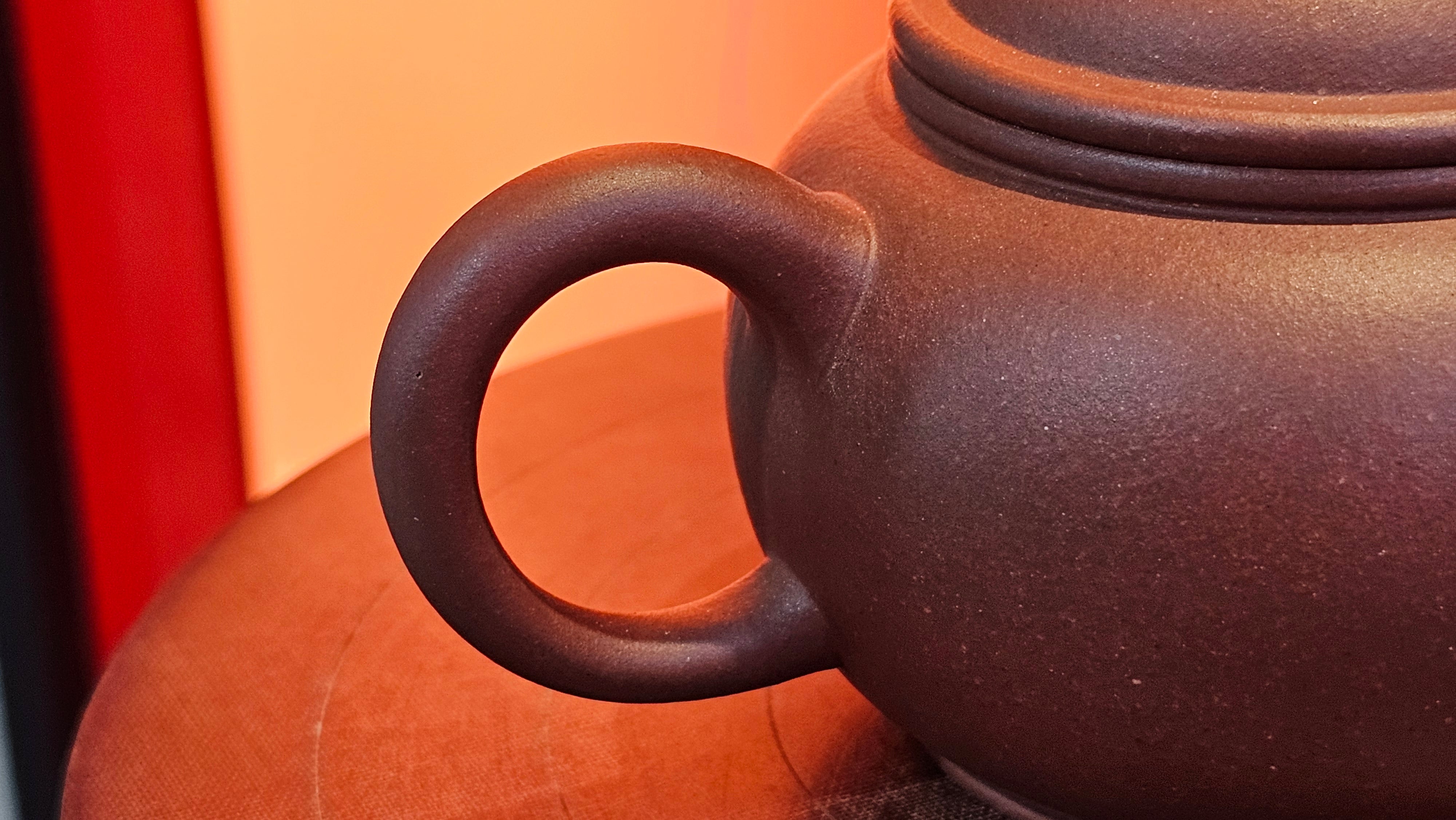 Shui Ping 水平, 170.5ml, Di Cao Qing Zi Ni 底槽青紫泥, by Craftsman Zhao Huai Xu 赵怀须 ~ Congratulations to Mr T.A., 1112hrs 31st May 2025, Samorin, Slovakia 🇸🇰.