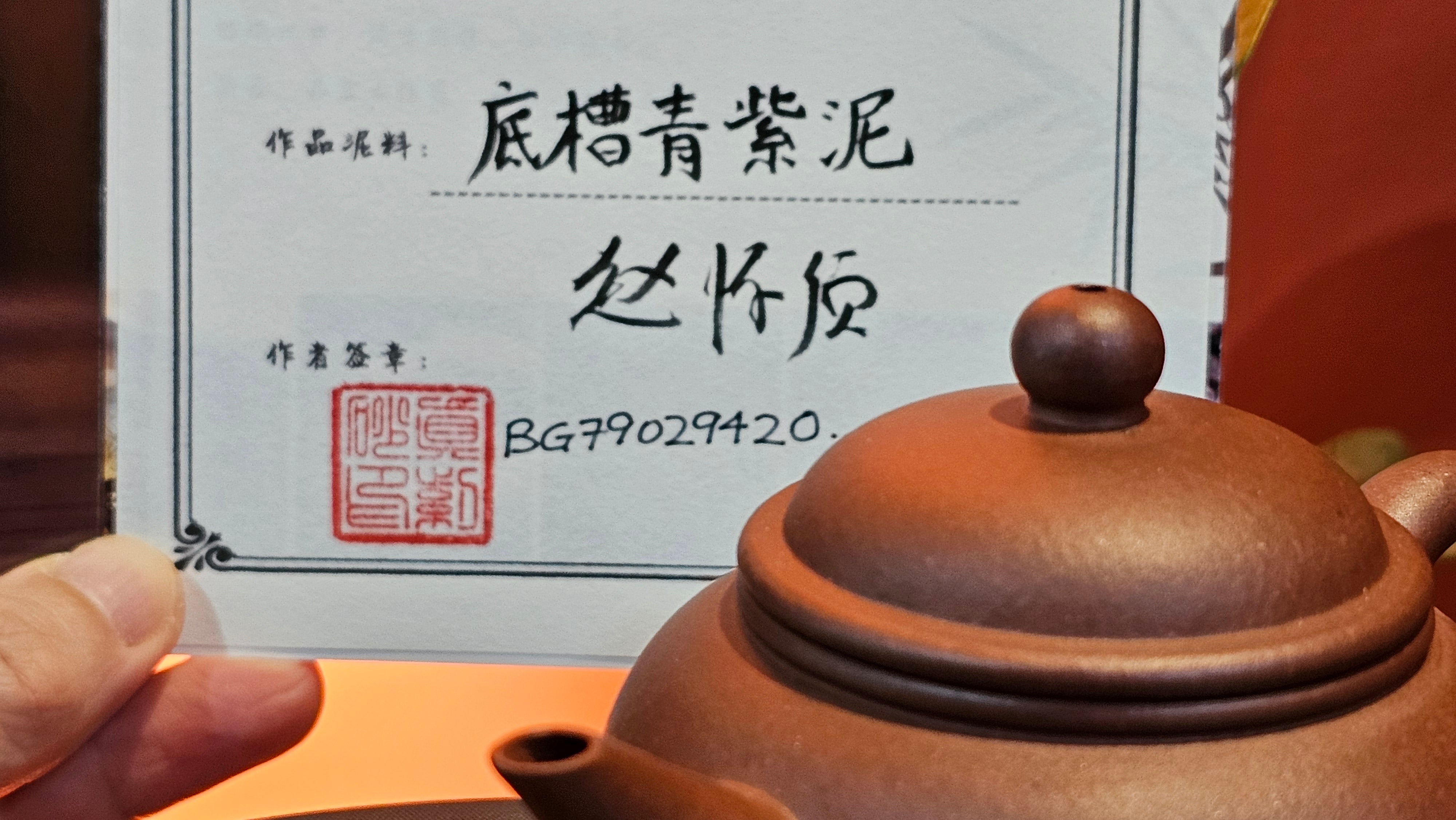Shui Ping 水平, 170.5ml, Di Cao Qing Zi Ni 底槽青紫泥, by Craftsman Zhao Huai Xu 赵怀须 ~ Congratulations to Mr T.A., 1112hrs 31st May 2025, Samorin, Slovakia 🇸🇰.