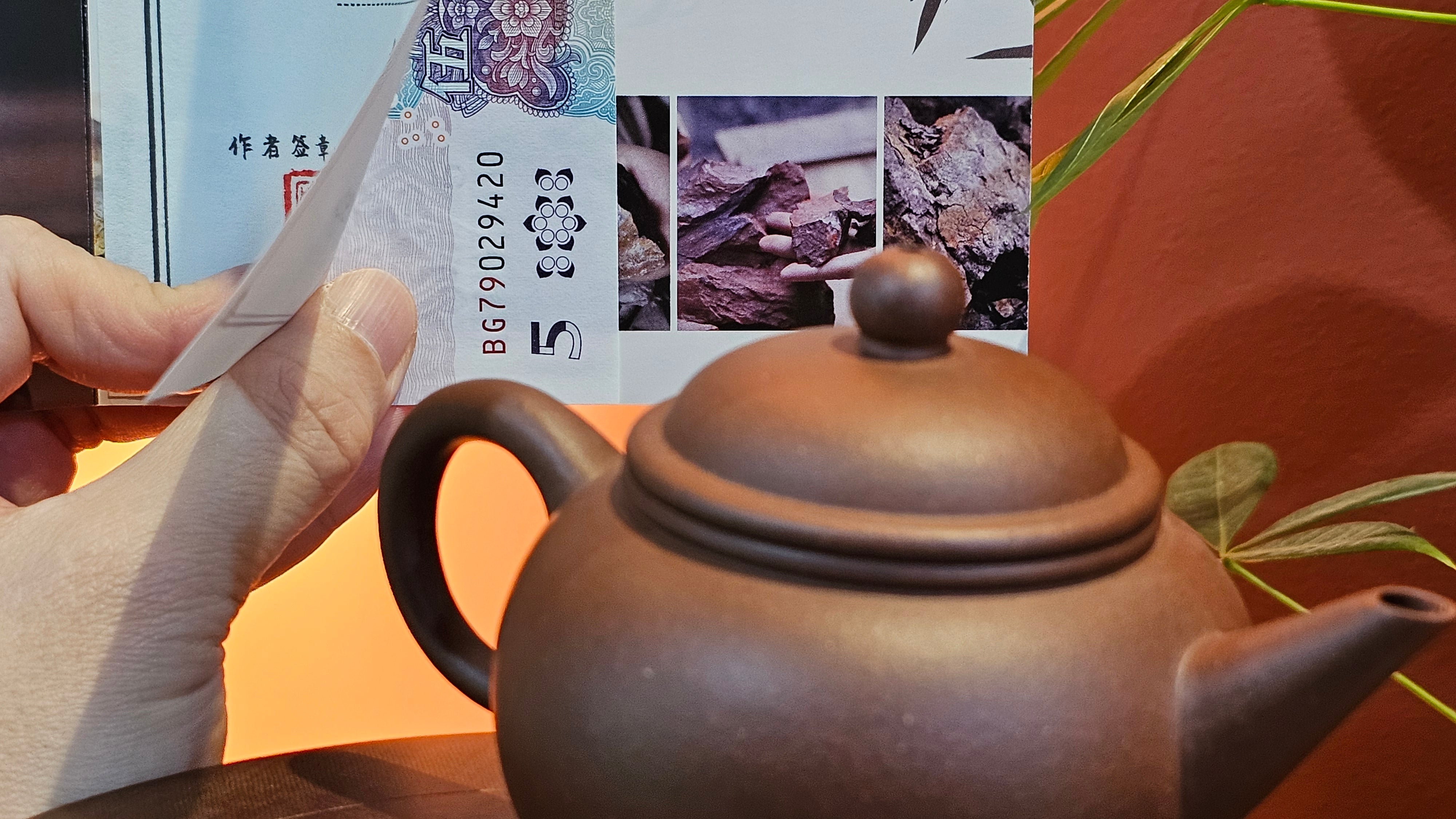 Shui Ping 水平, 170.5ml, Di Cao Qing Zi Ni 底槽青紫泥, by Craftsman Zhao Huai Xu 赵怀须 ~ Congratulations to Mr T.A., 1112hrs 31st May 2025, Samorin, Slovakia 🇸🇰.