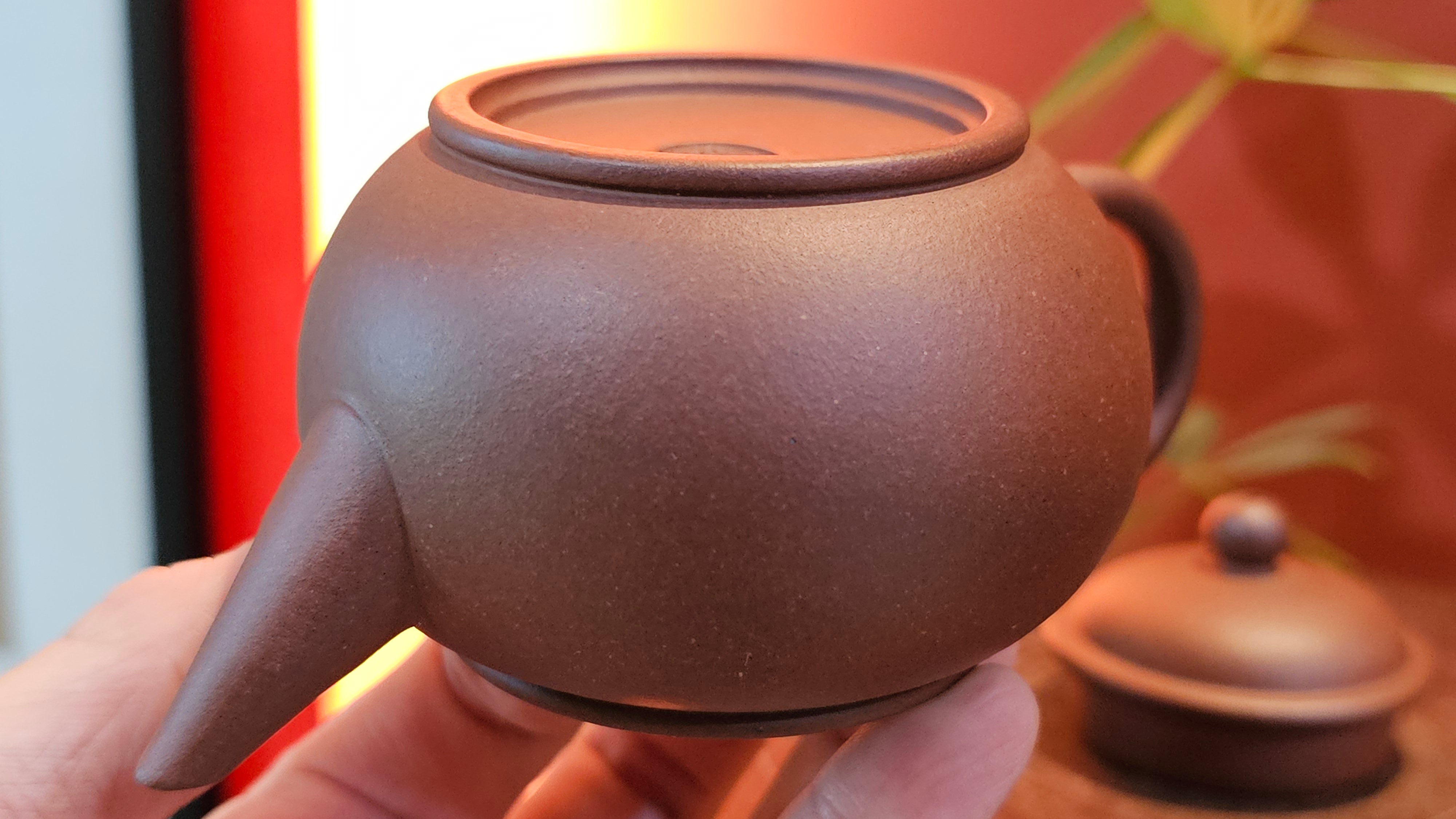 Shui Ping 水平, 170.5ml, Di Cao Qing Zi Ni 底槽青紫泥, by Craftsman Zhao Huai Xu 赵怀须 ~ Congratulations to Mr T.A., 1112hrs 31st May 2025, Samorin, Slovakia 🇸🇰.