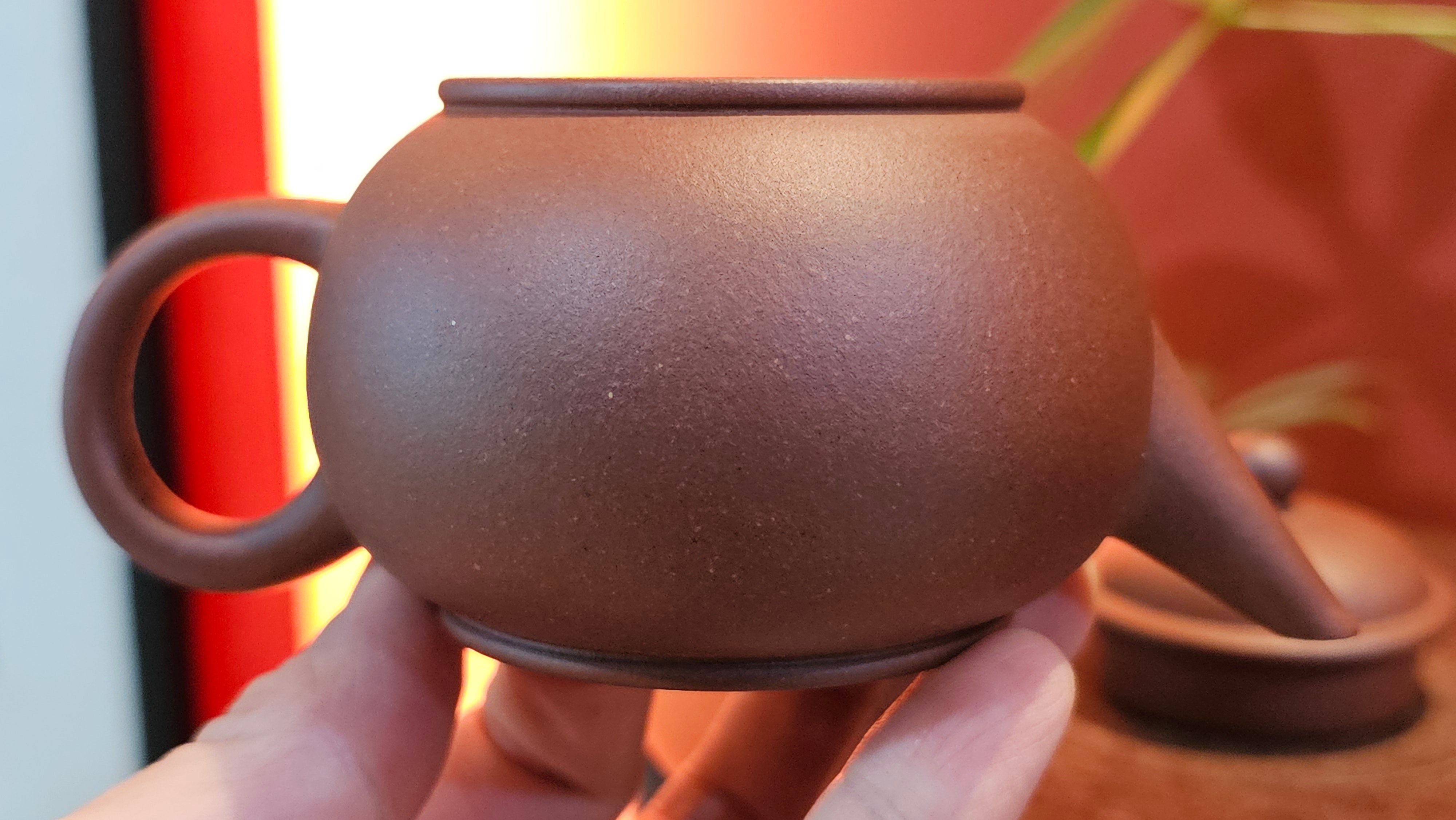 Shui Ping 水平, 170.5ml, Di Cao Qing Zi Ni 底槽青紫泥, by Craftsman Zhao Huai Xu 赵怀须 ~ Congratulations to Mr T.A., 1112hrs 31st May 2025, Samorin, Slovakia 🇸🇰.