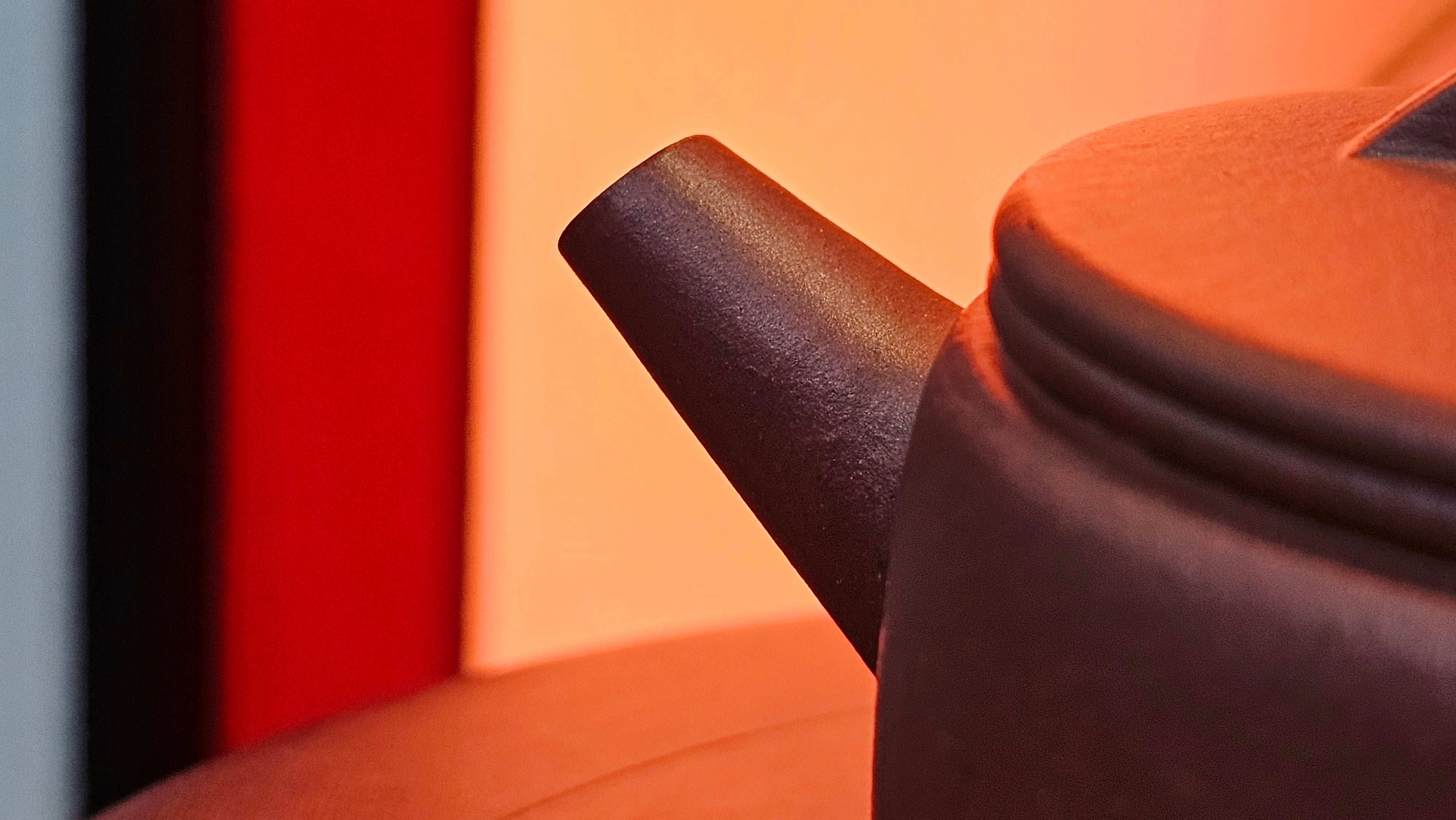 Han Wa 汉瓦, 143.3ml!  Small Volume ~ Low-Slung, Broad Han Wa!  Di Cao Qing Zi Ni 底槽青紫泥, by Craftsman Gu Xiao Ming 顾小明 ~ Congratulations to Ms C.B., 1921hrs 31st May 2025, Kaneohe, HI.