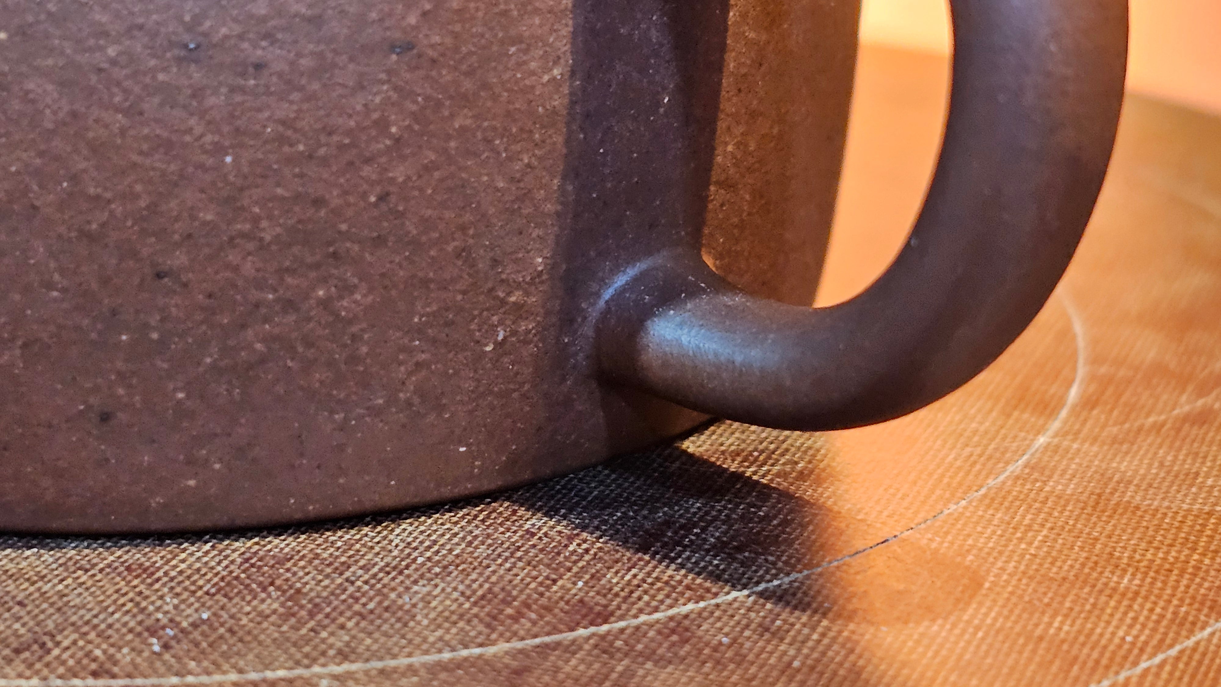 Han Wa 汉瓦, 143.3ml!  Small Volume ~ Low-Slung, Broad Han Wa!  Di Cao Qing Zi Ni 底槽青紫泥, by Craftsman Gu Xiao Ming 顾小明 ~ Congratulations to Ms C.B., 1921hrs 31st May 2025, Kaneohe, HI.