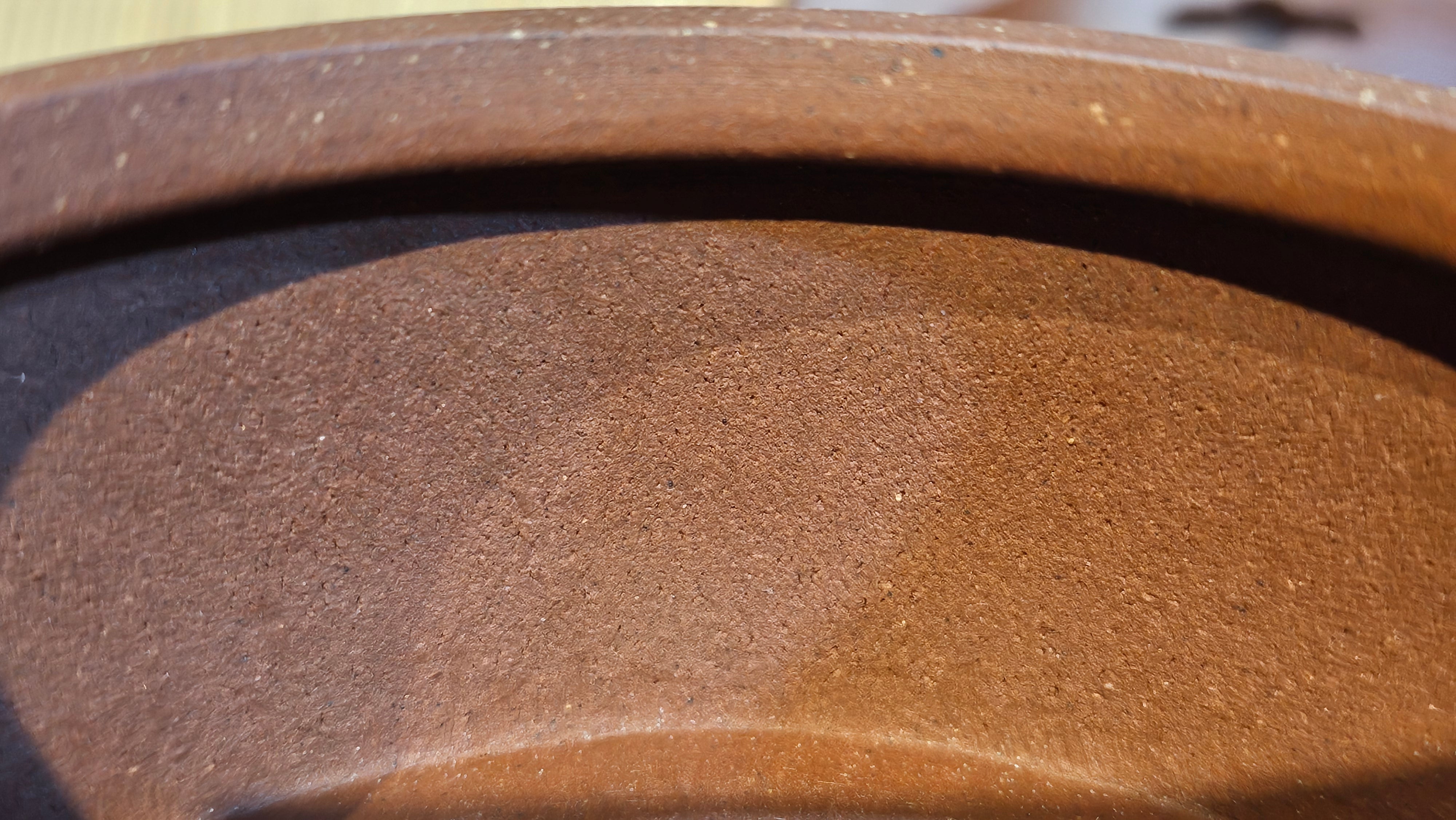 Han Wa 汉瓦, 143.3ml!  Small Volume ~ Low-Slung, Broad Han Wa!  Di Cao Qing Zi Ni 底槽青紫泥, by Craftsman Gu Xiao Ming 顾小明 ~ Congratulations to Ms C.B., 1921hrs 31st May 2025, Kaneohe, HI.