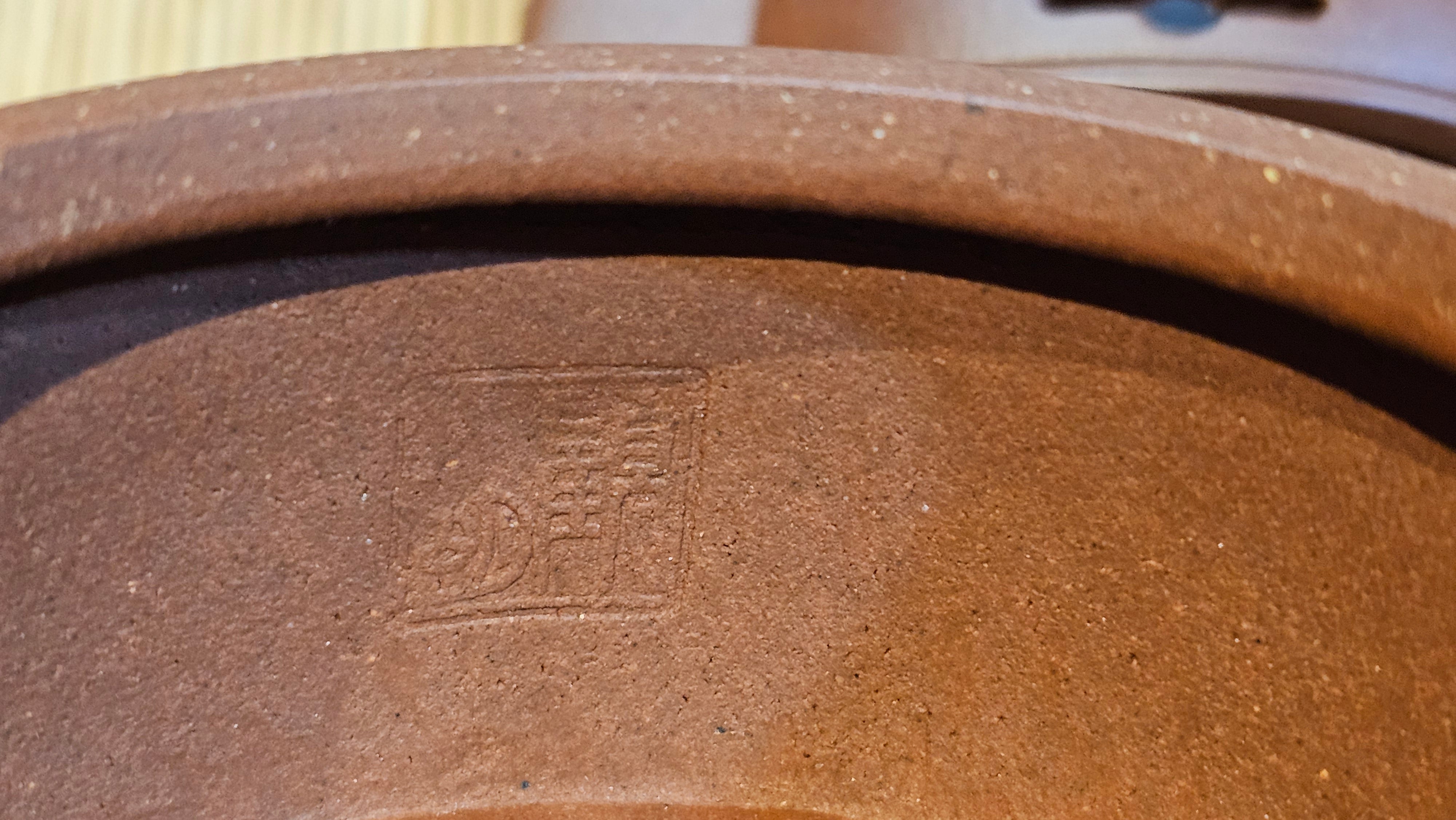 Han Wa 汉瓦, 143.3ml!  Small Volume ~ Low-Slung, Broad Han Wa!  Di Cao Qing Zi Ni 底槽青紫泥, by Craftsman Gu Xiao Ming 顾小明 ~ Congratulations to Ms C.B., 1921hrs 31st May 2025, Kaneohe, HI.