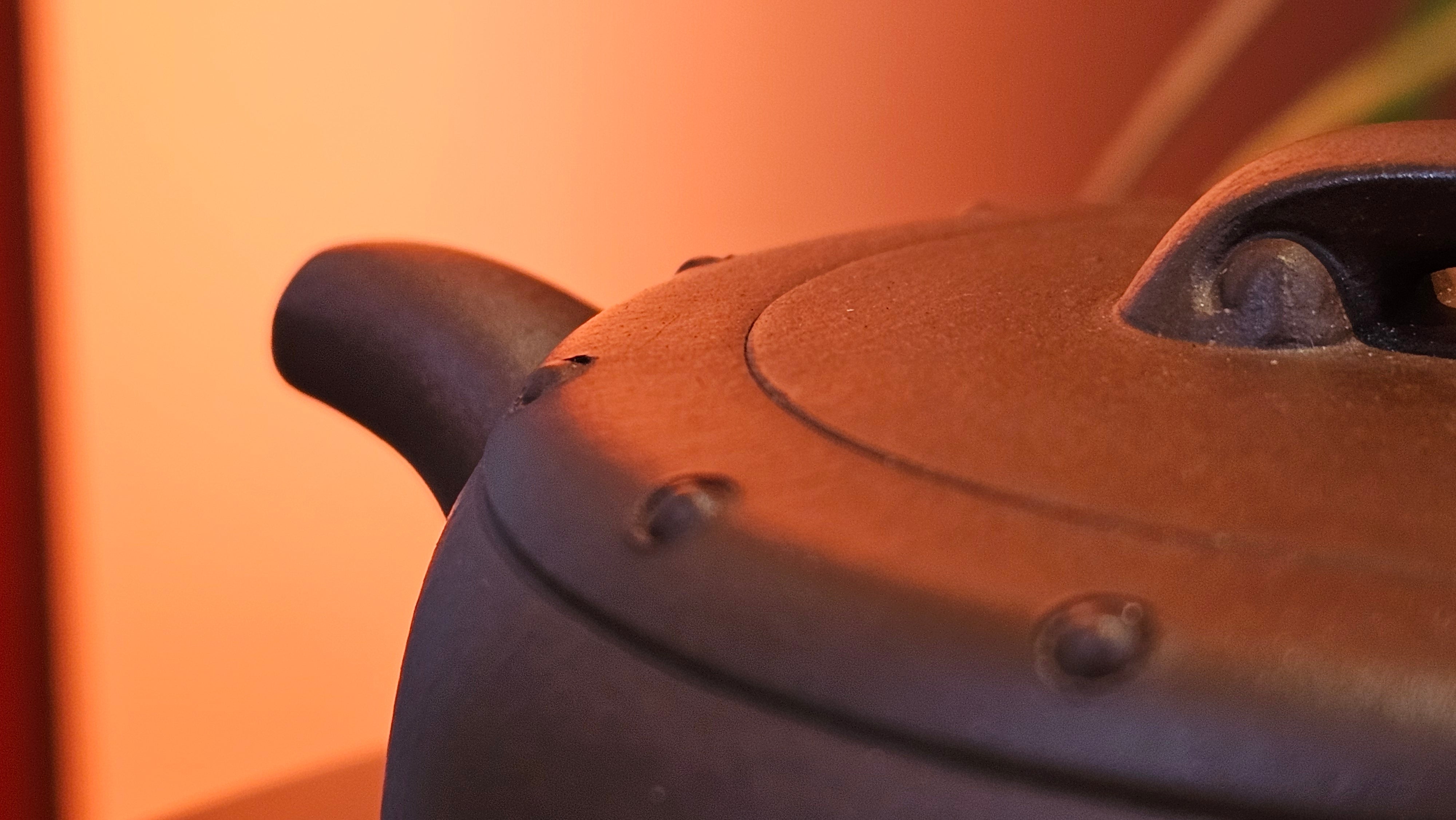 Ru Yi Gu 如意鼓, 207.3ml, Di Cao Qing Zi Ni 底槽青紫泥, by our Craftsman Li Qiu Lin 李秋林 ~ Congratulations to Mr A.Y., 1104hrs 1st June 2025, Millbrae, CA.