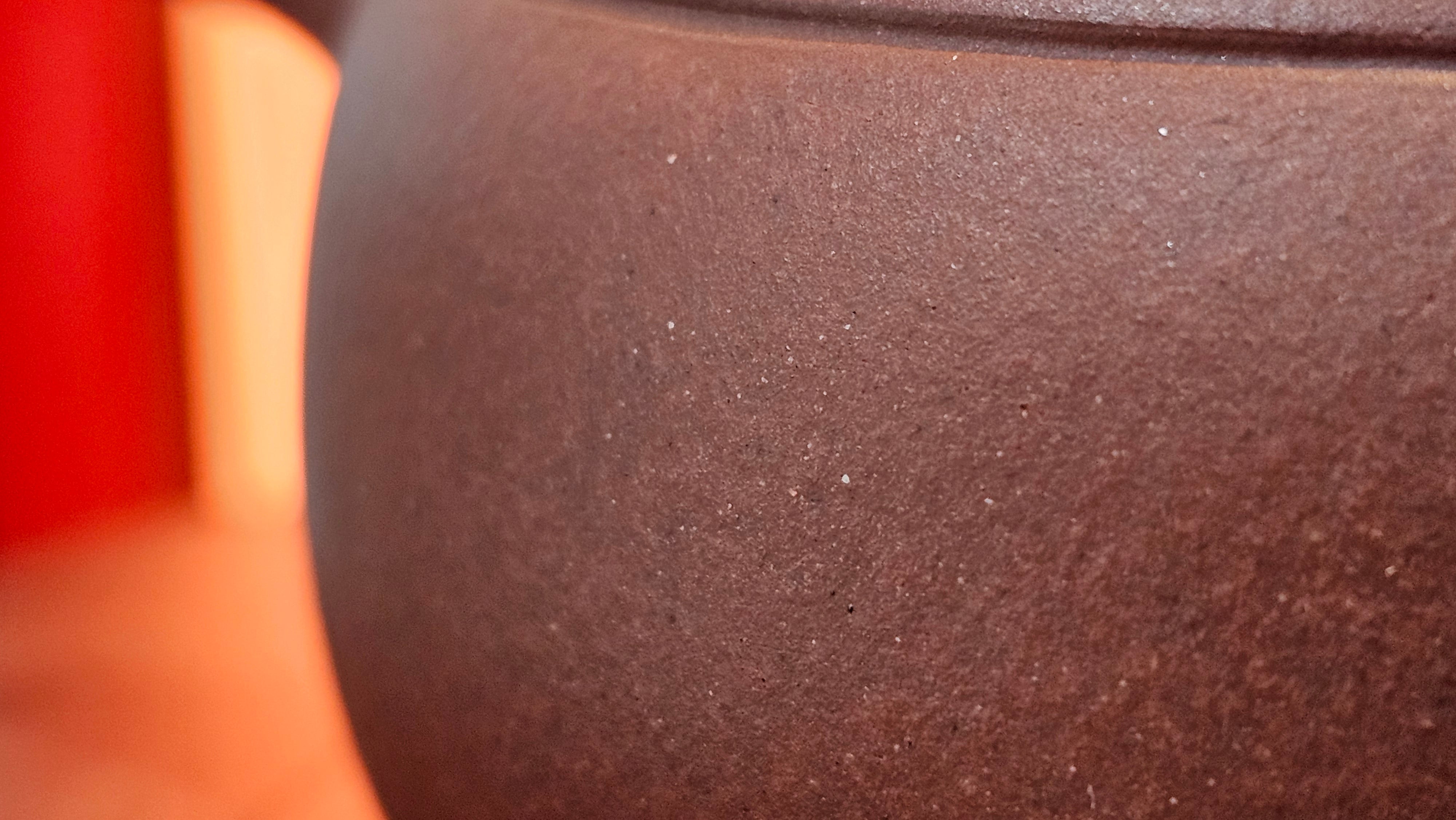 Ru Yi Gu 如意鼓, 207.3ml, Di Cao Qing Zi Ni 底槽青紫泥, by our Craftsman Li Qiu Lin 李秋林 ~ Congratulations to Mr A.Y., 1104hrs 1st June 2025, Millbrae, CA.