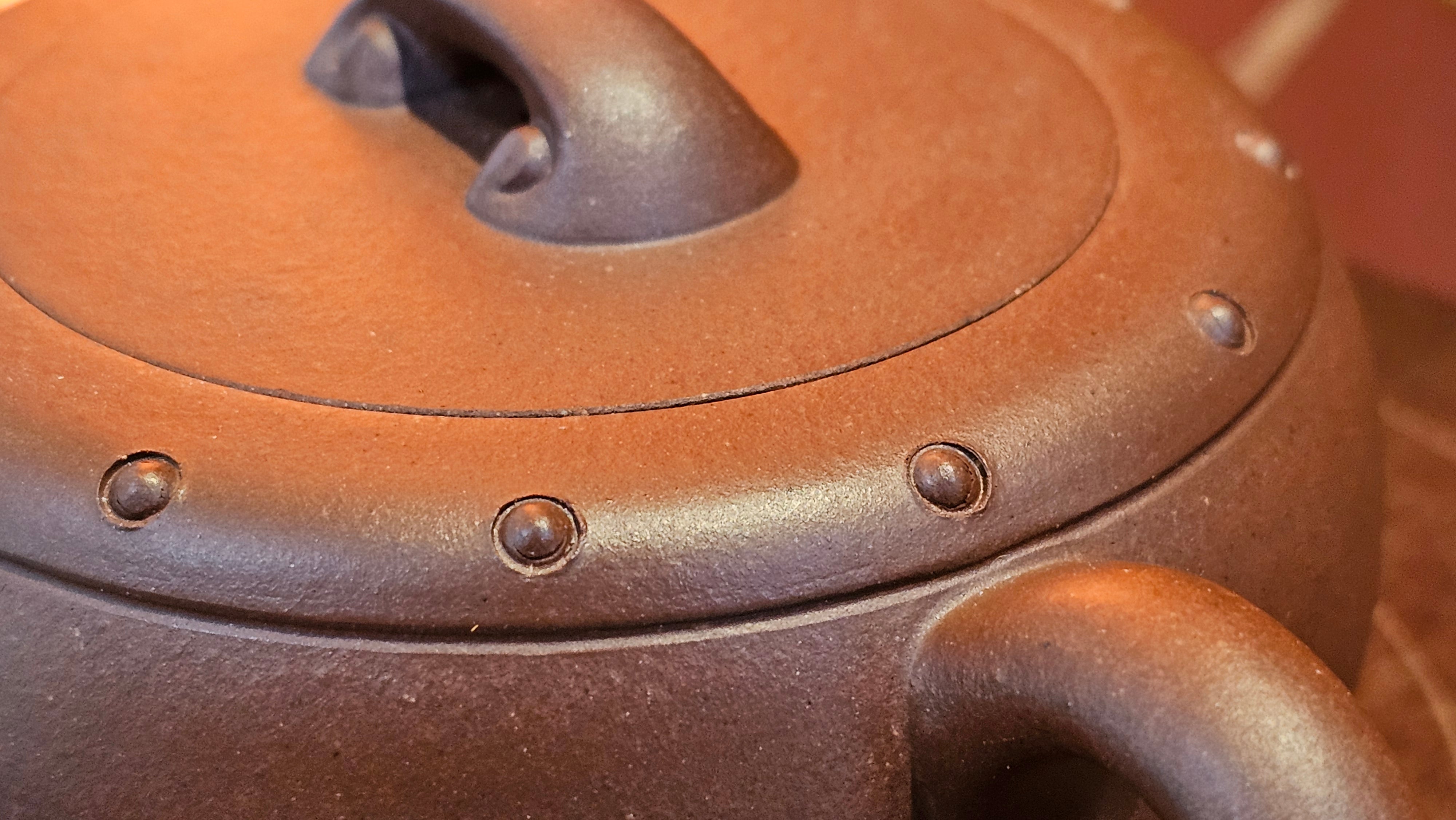 Ru Yi Gu 如意鼓, 207.3ml, Di Cao Qing Zi Ni 底槽青紫泥, by our Craftsman Li Qiu Lin 李秋林 ~ Congratulations to Mr A.Y., 1104hrs 1st June 2025, Millbrae, CA.