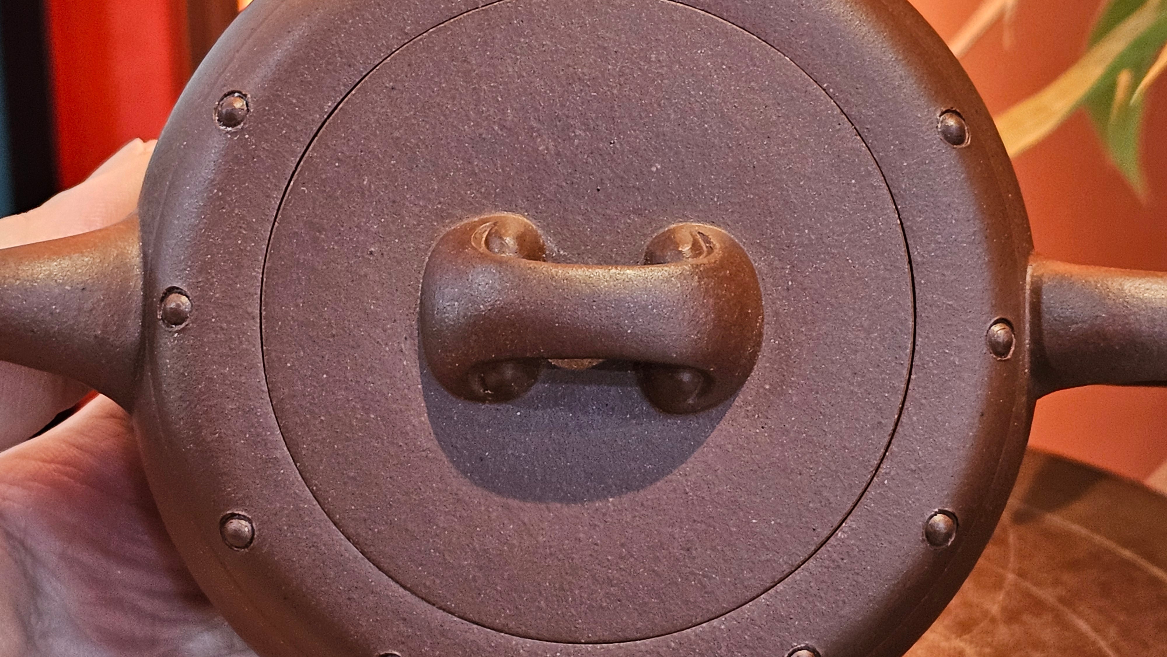 Ru Yi Gu 如意鼓, 207.3ml, Di Cao Qing Zi Ni 底槽青紫泥, by our Craftsman Li Qiu Lin 李秋林 ~ Congratulations to Mr A.Y., 1104hrs 1st June 2025, Millbrae, CA.