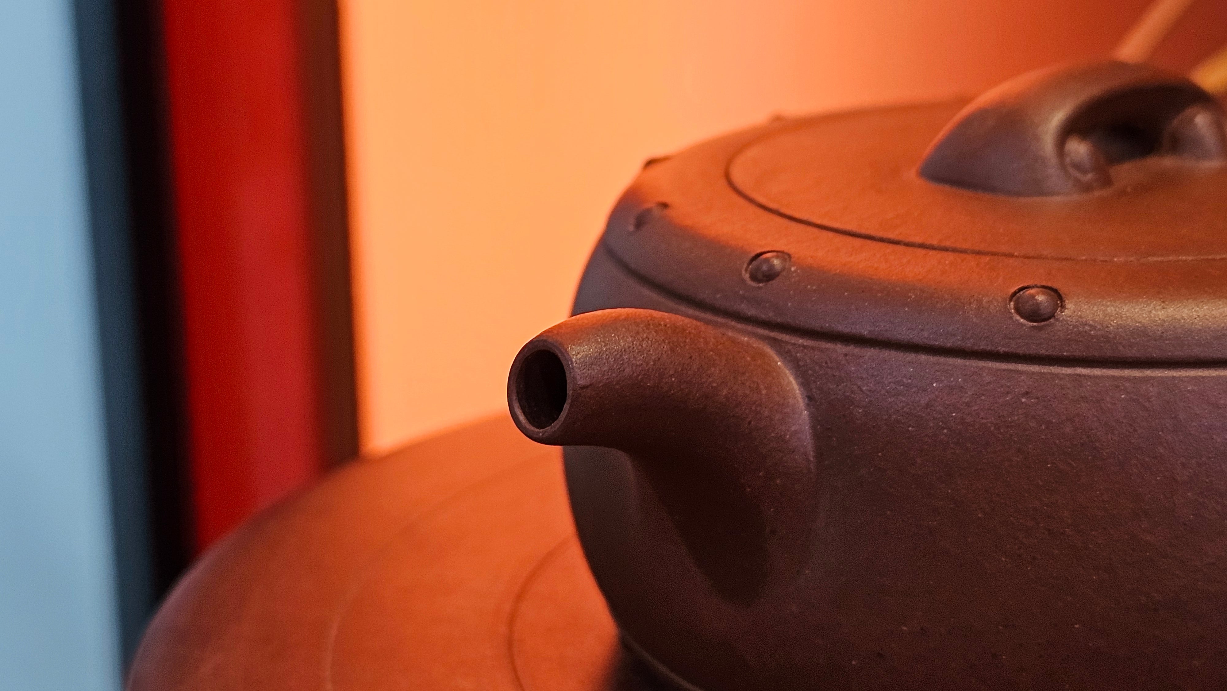 Ru Yi Gu 如意鼓, 207.3ml, Di Cao Qing Zi Ni 底槽青紫泥, by our Craftsman Li Qiu Lin 李秋林 ~ Congratulations to Mr A.Y., 1104hrs 1st June 2025, Millbrae, CA.