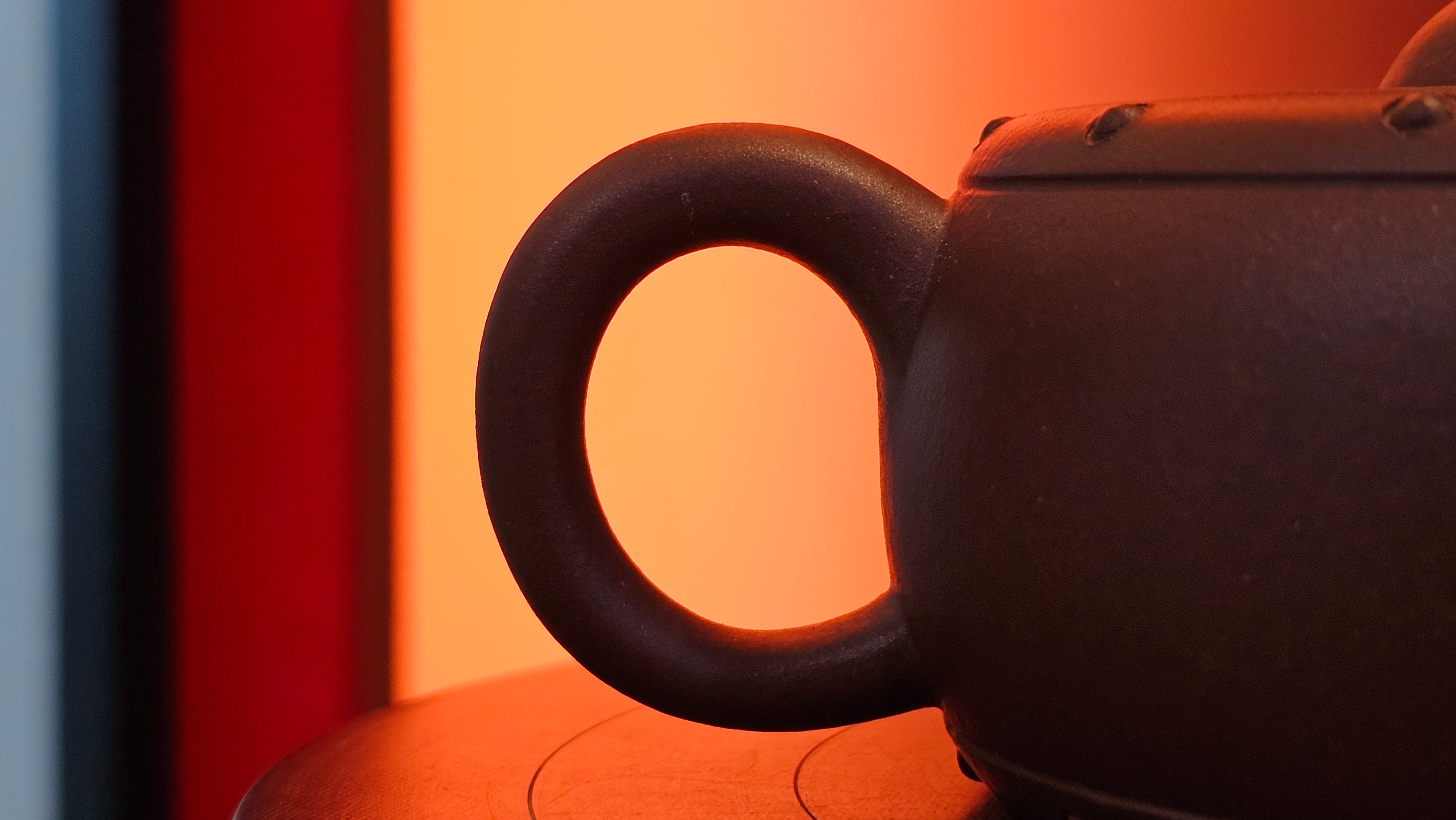 Ru Yi Gu 如意鼓, 207.3ml, Di Cao Qing Zi Ni 底槽青紫泥, by our Craftsman Li Qiu Lin 李秋林 ~ Congratulations to Mr A.Y., 1104hrs 1st June 2025, Millbrae, CA.