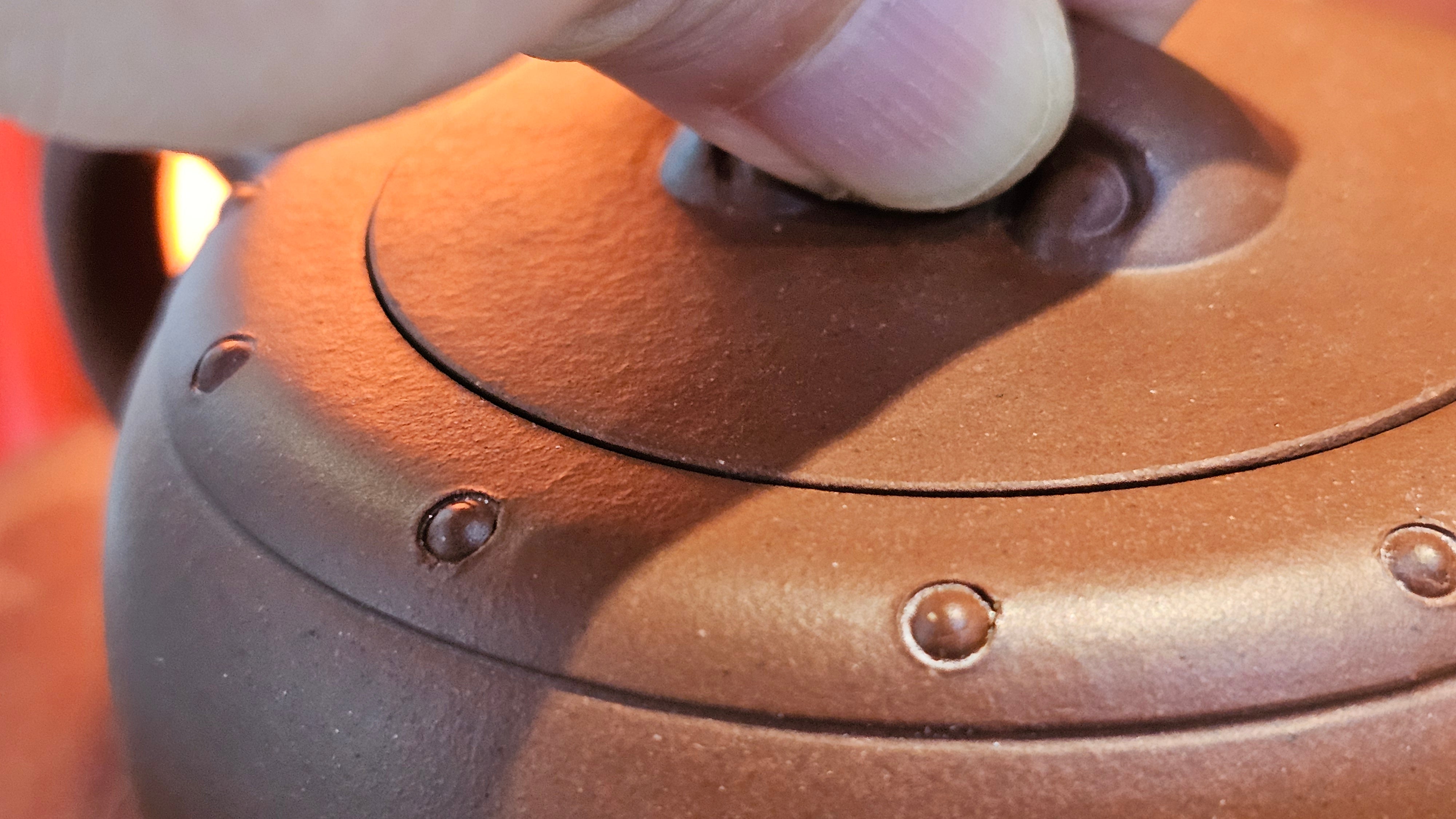 Ru Yi Gu 如意鼓, 207.3ml, Di Cao Qing Zi Ni 底槽青紫泥, by our Craftsman Li Qiu Lin 李秋林 ~ Congratulations to Mr A.Y., 1104hrs 1st June 2025, Millbrae, CA.