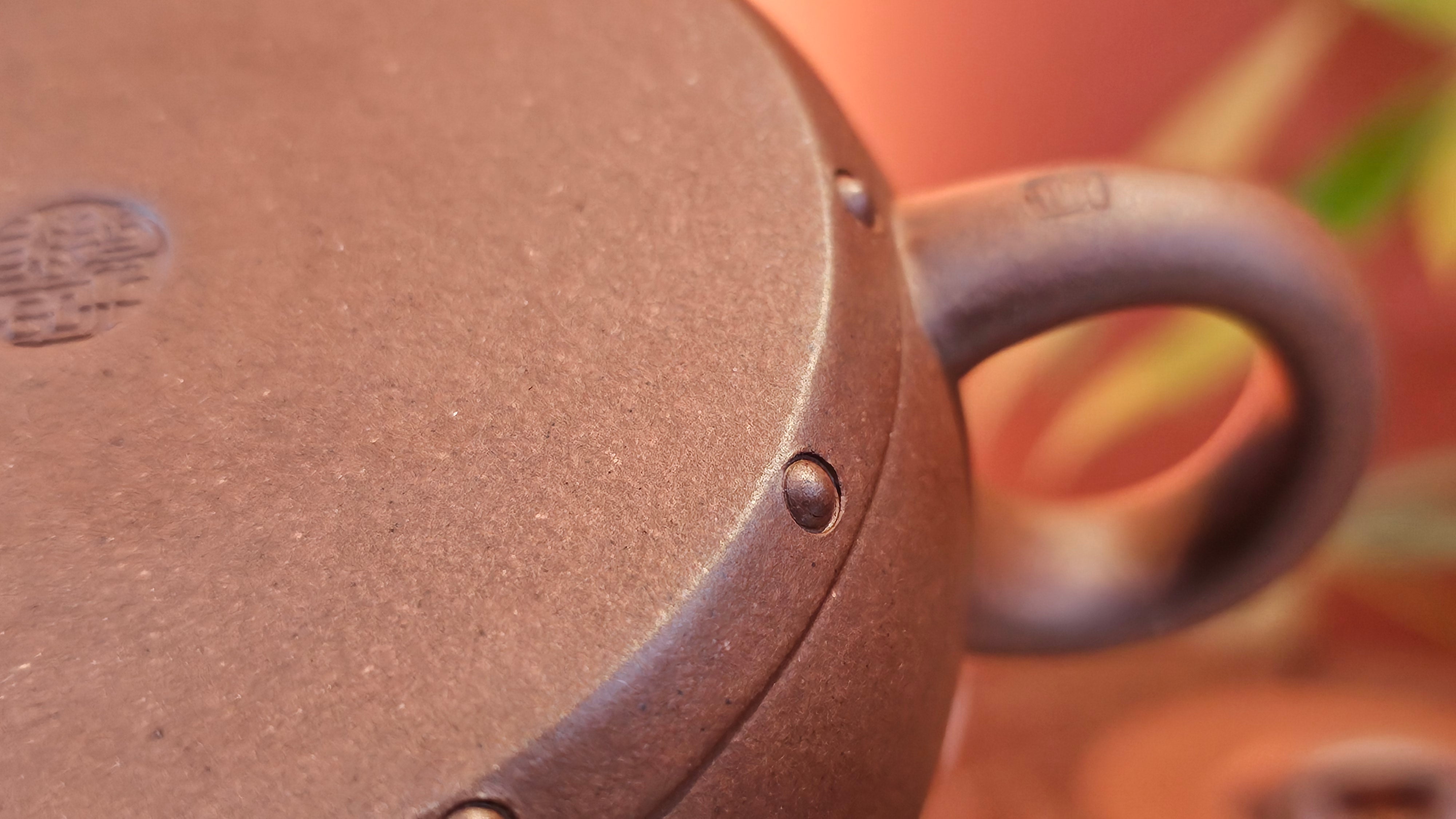 Ru Yi Gu 如意鼓, 207.3ml, Di Cao Qing Zi Ni 底槽青紫泥, by our Craftsman Li Qiu Lin 李秋林 ~ Congratulations to Mr A.Y., 1104hrs 1st June 2025, Millbrae, CA.